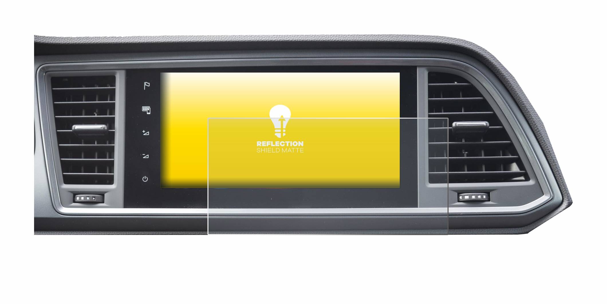 upscreen Reflection Shield Matt Schutzfolie für Seat Cupra Ateca Facelift 2021 MiB 3