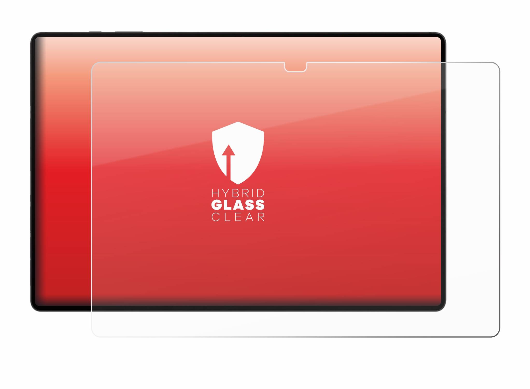 upscreen Hybrid Glas Panzer-Folie für Samsung Galaxy Tab S8 Ultra 5G