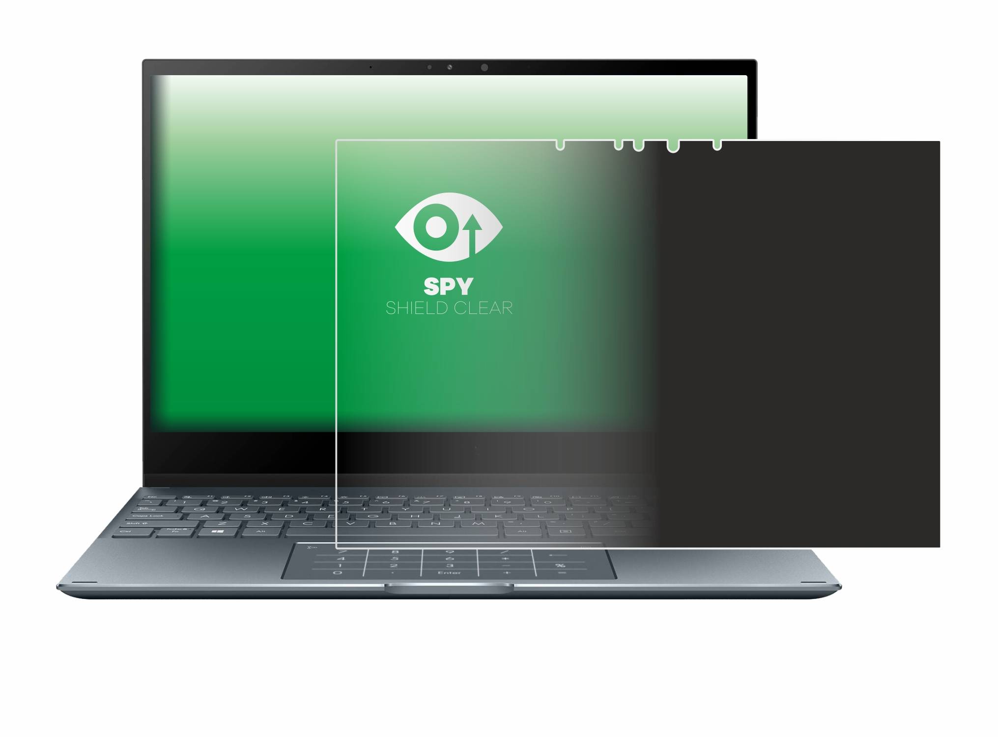 upscreen Spy Shield Sichtschutz-Folie für ASUS ZenBook Flip 13 UX363EA