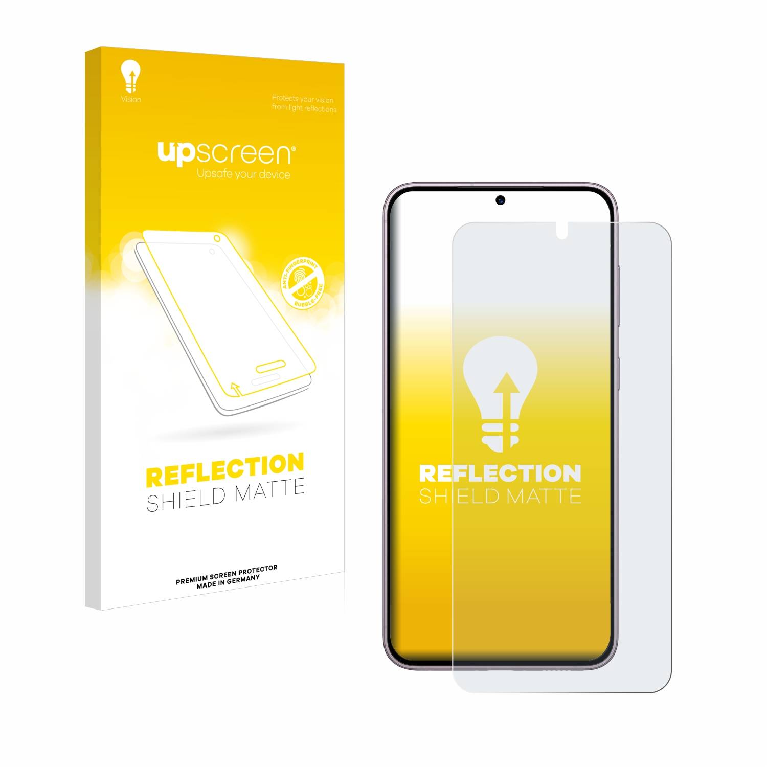 upscreen Reflection Shield Matt Schutzfolie für Samsung Galaxy S23 Plus