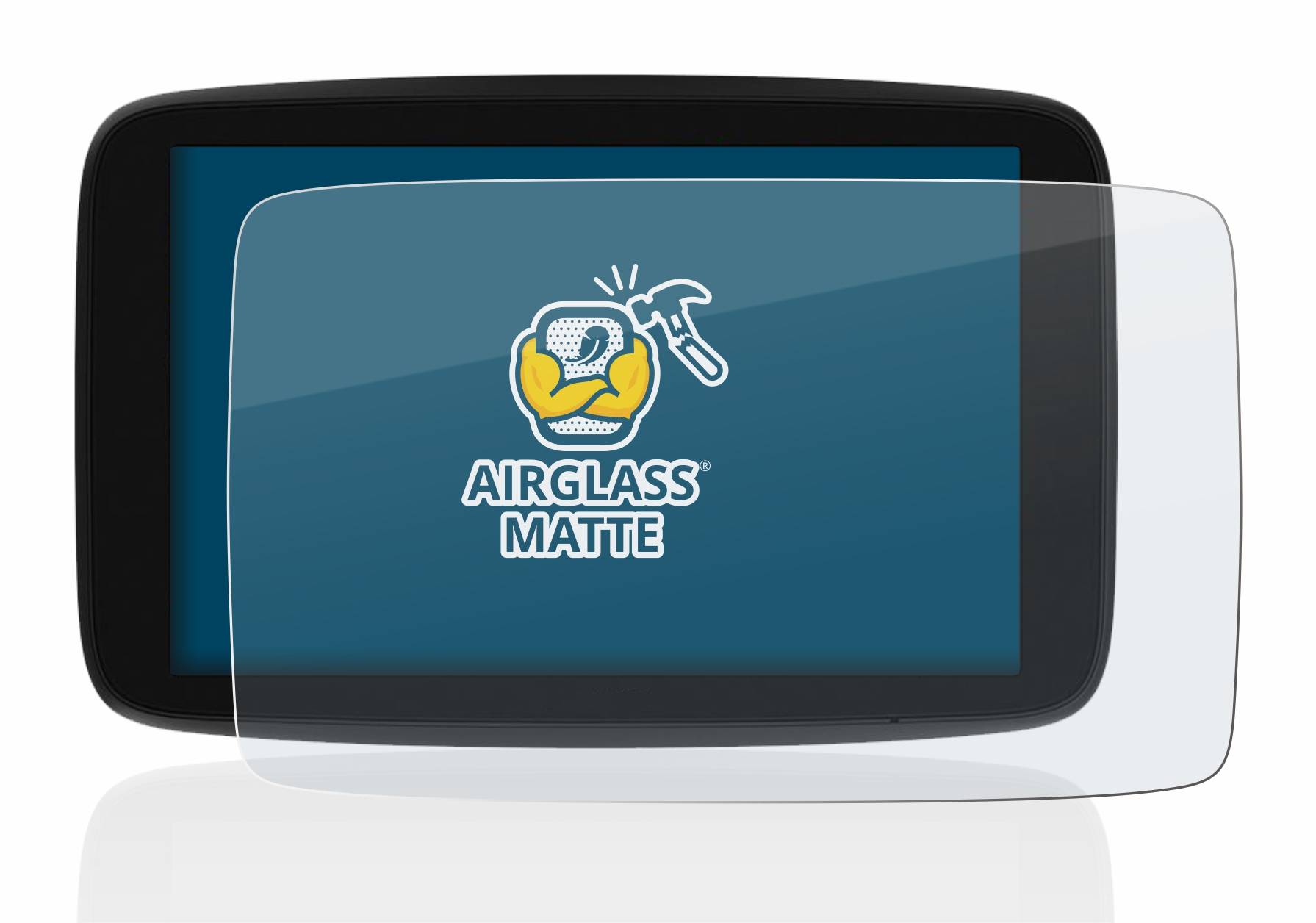 BROTECT AirGlass Flexible Schutz Glas Folie für TomTom Go Expert 7" Matt Entspiegelt