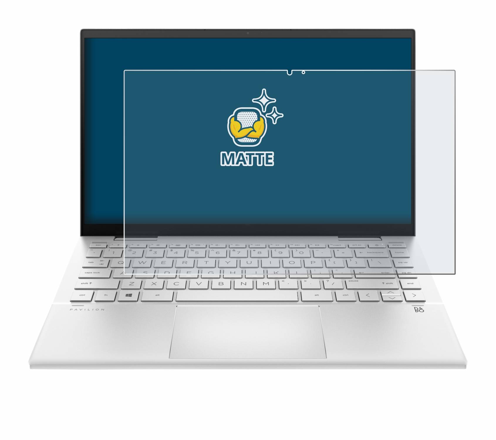 BROTECT Schutzfolie für HP Pavilion x360 (14-dyX) Folie Matt Entspiegelt