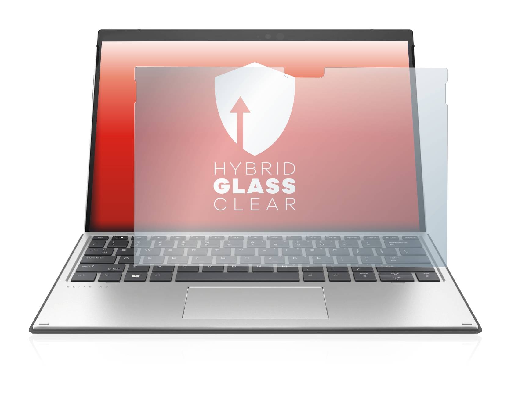 upscreen Hybrid Glas Schutz-Folie für HP Elite x2 G8