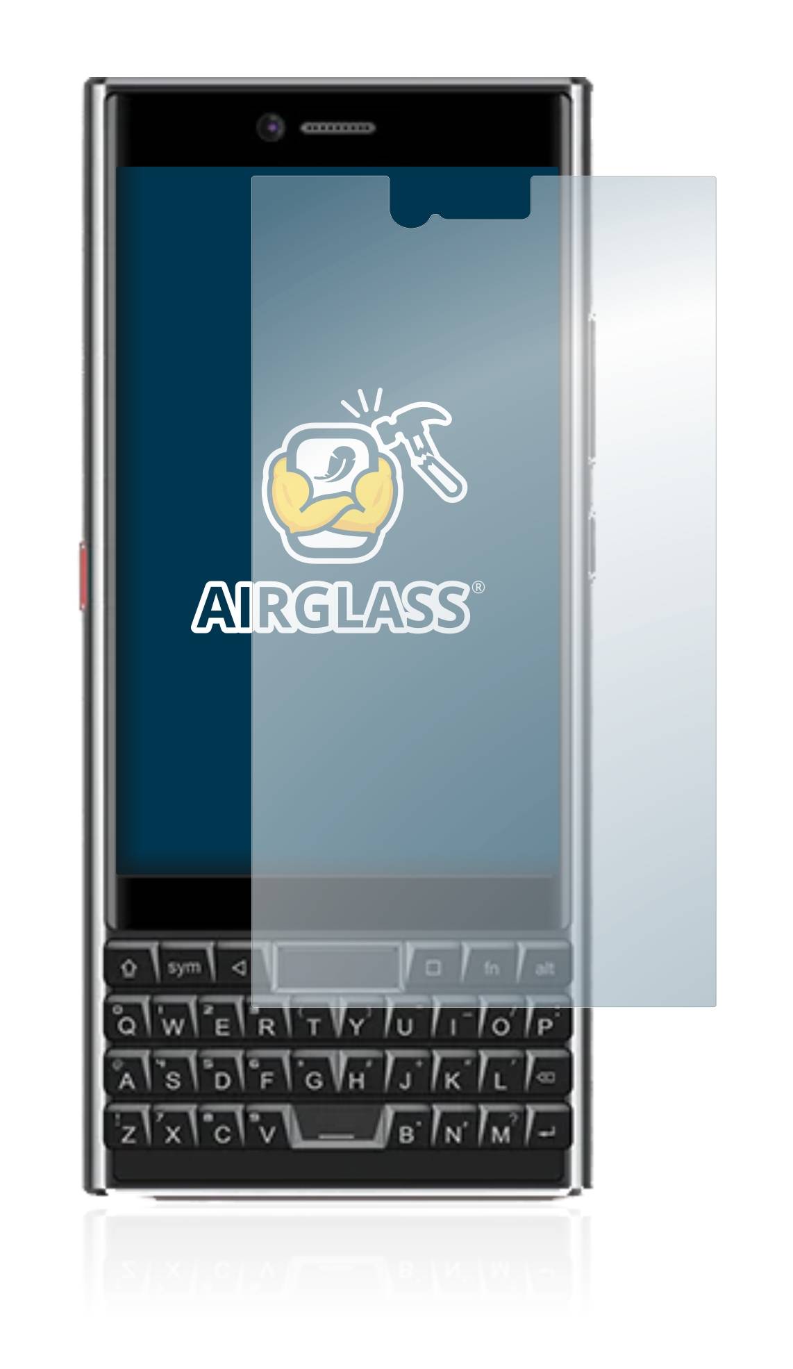 BROTECT AirGlass Flexible Schutz Glas Folie für Unihertz Titan Slim Klar Transparent