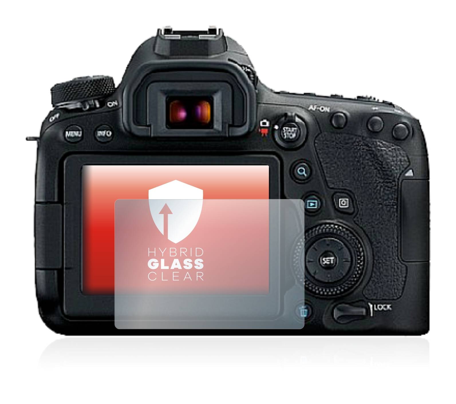 upscreen Flexible Schutz Glas Folie für Nikon D850 Schutzglas 9H Hybridglas Klar