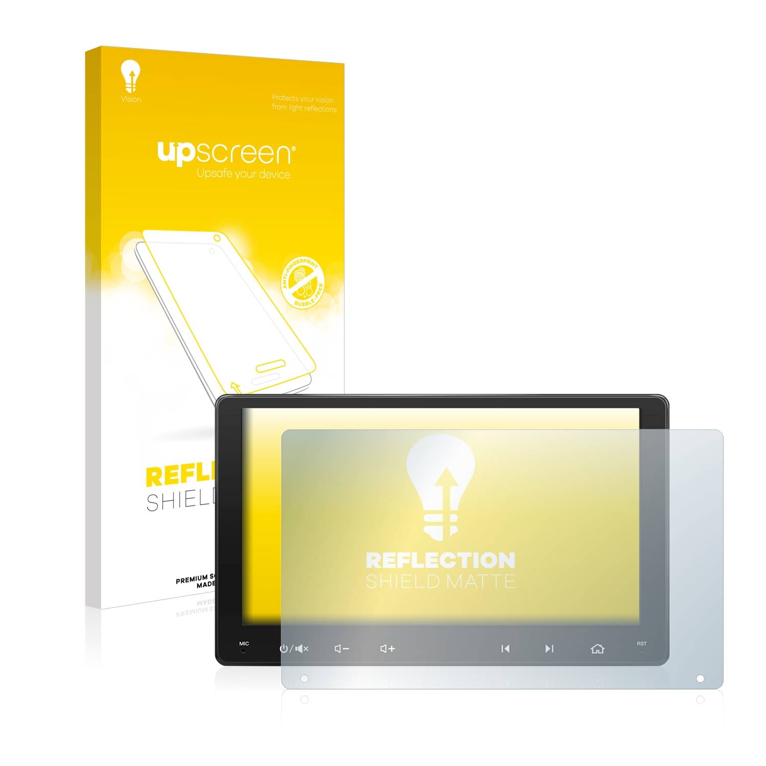 upscreen Schutzfolie für Atoto A6 PF 9 Zoll Folie Matt Entspiegelt Anti-Reflex
