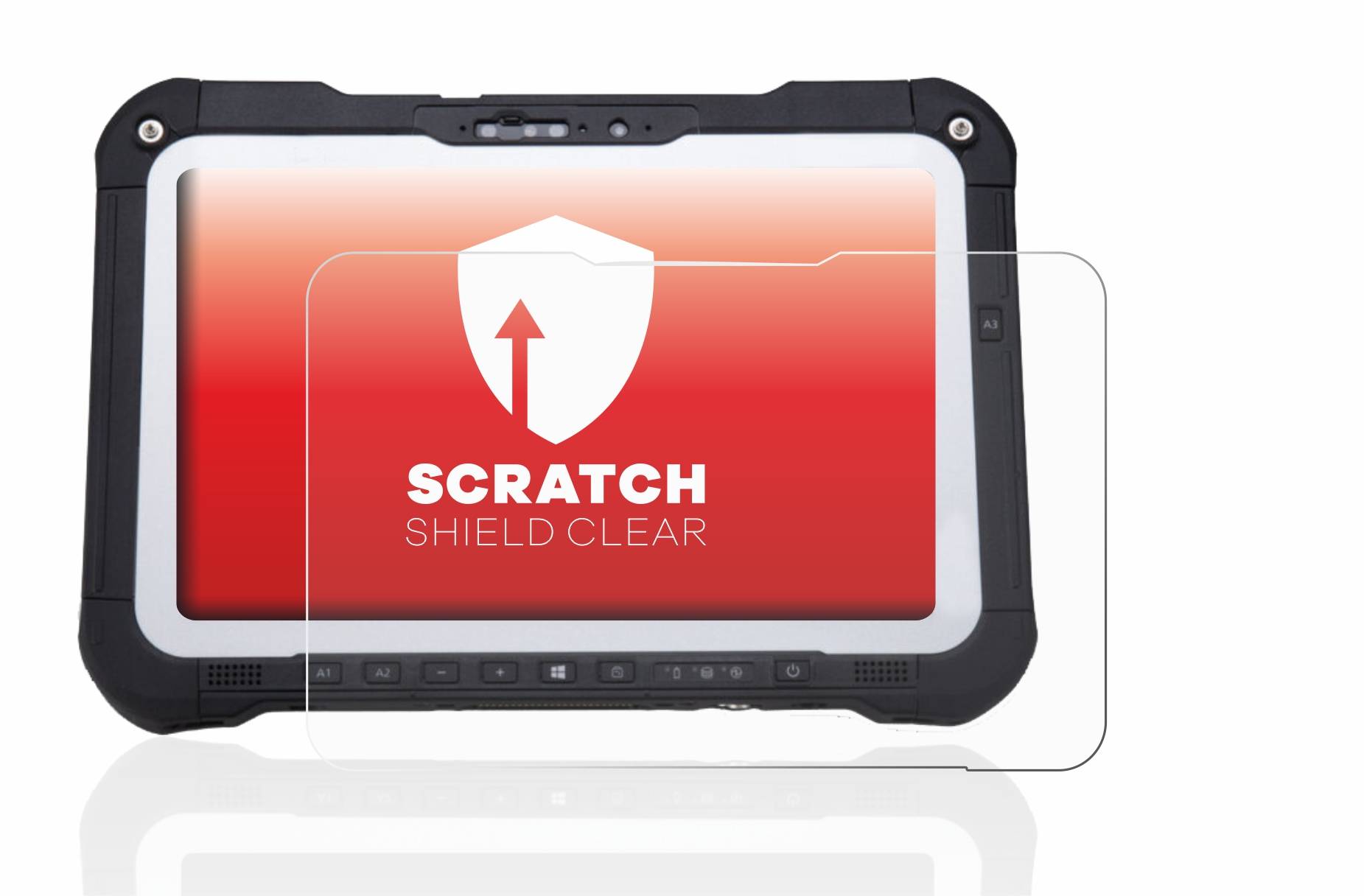 upscreen Schutzfolie für Panasonic Toughbook FZ-G2 / Toughbook G2 Kratzschutz Anti-Fingerprint Klar