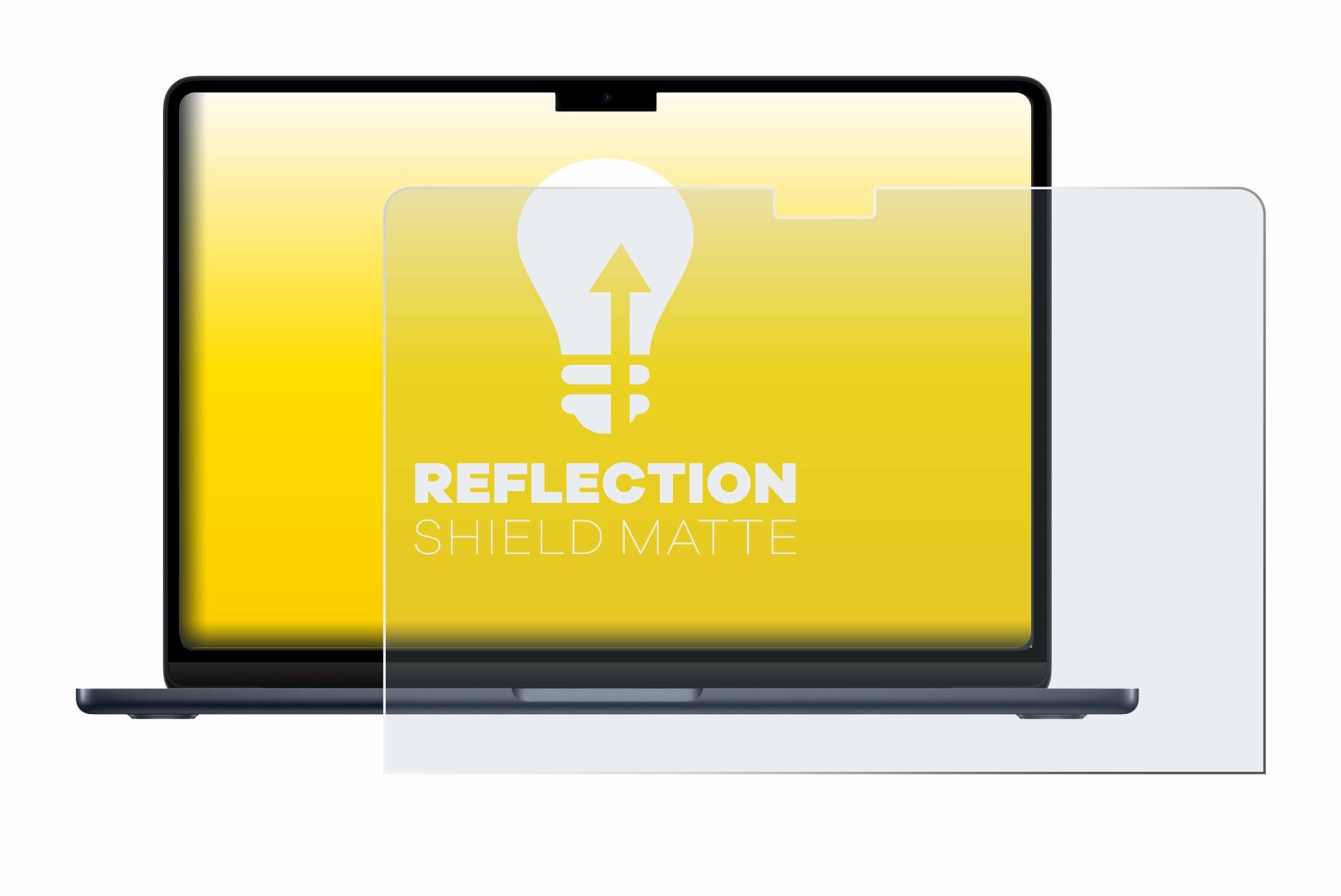 upscreen Reflection Shield Matt Schutzfolie für Apple MacBook Air 13 M2 2022