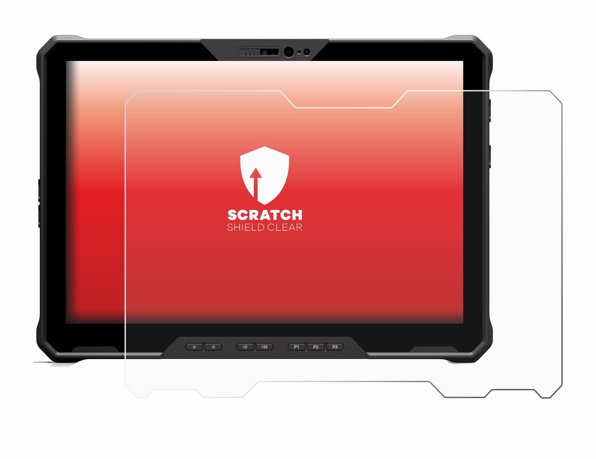 upscreen Scratch Shield Schutzfolie für Dell Latitude 7230 Rugged Extreme