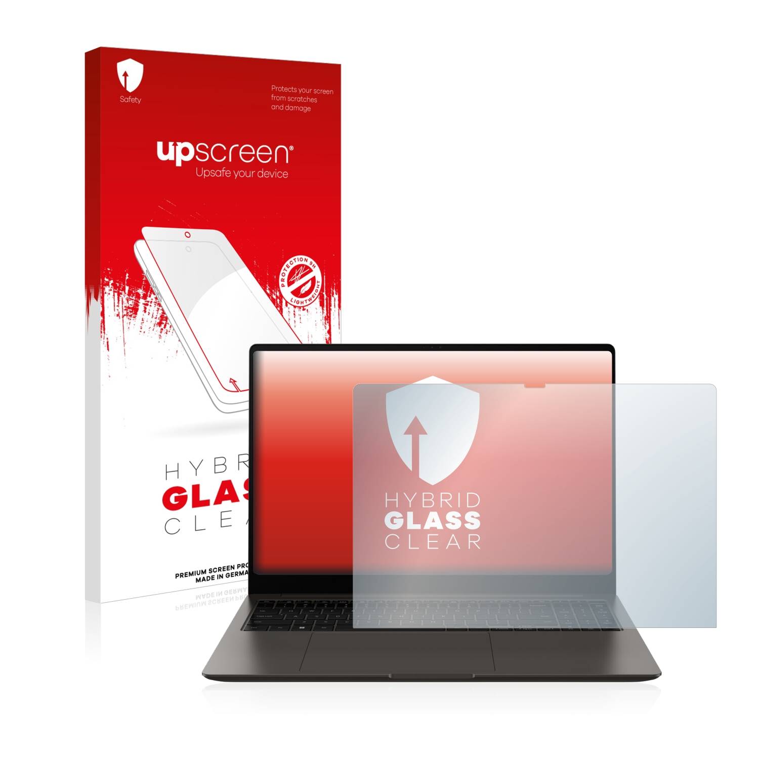 upscreen Hybrid Glas Schutz-Folie für Samsung Galaxy Book3 Ultra 16