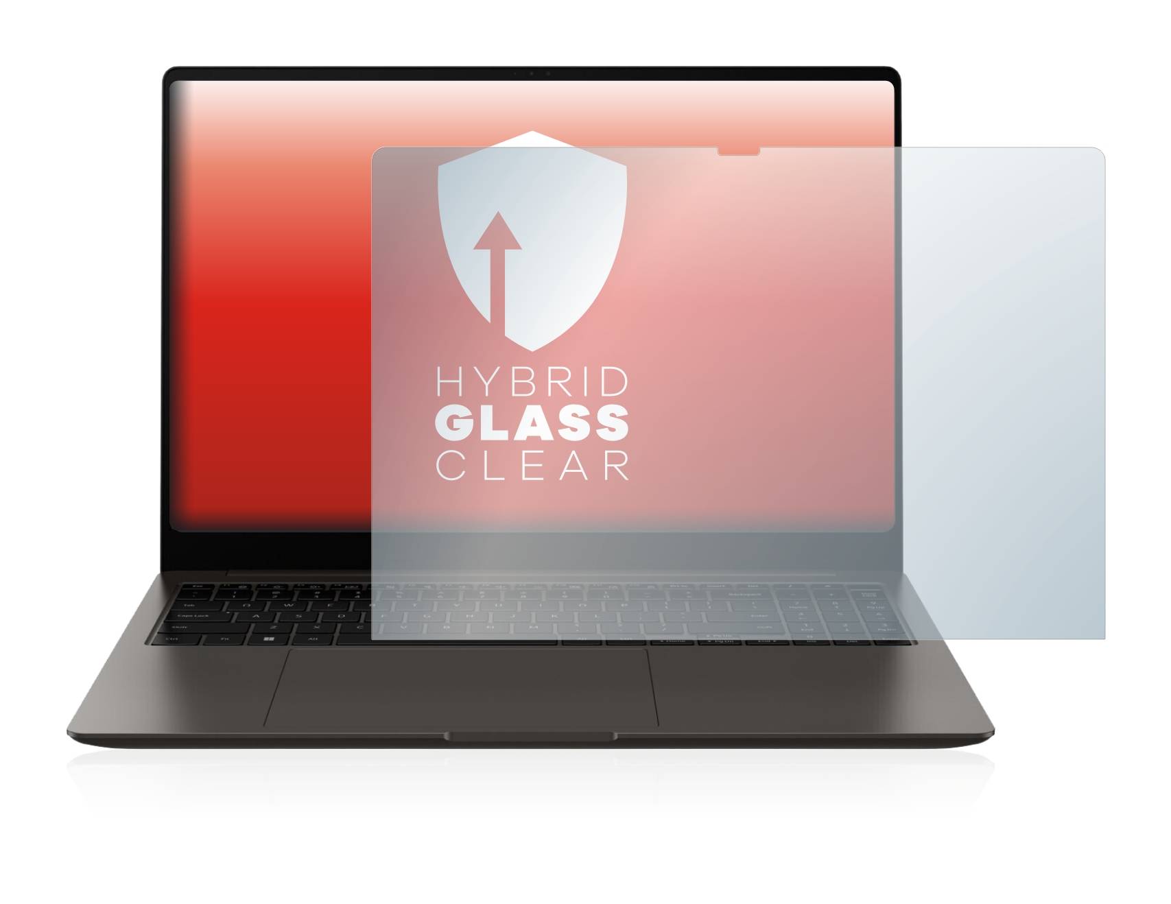 upscreen Hybrid Glas Schutz-Folie für Samsung Galaxy Book3 Ultra 16