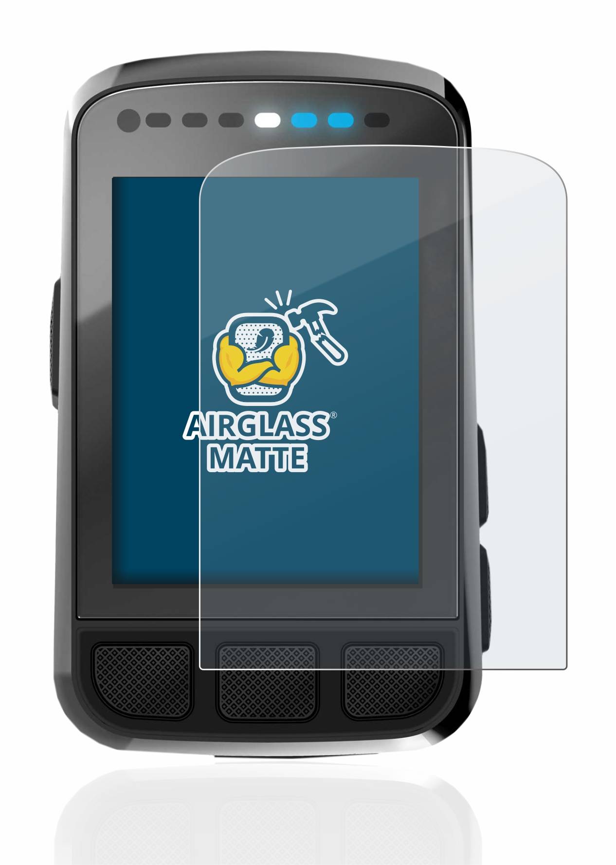 BROTECT AirGlass Flexible Schutz Glas Folie für Wahoo Elemnt Bolt V2 GPS Matt Entspiegelt