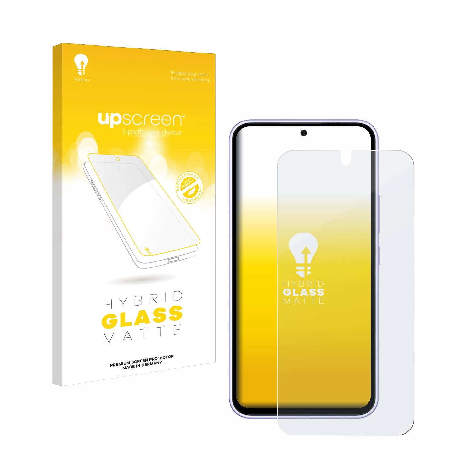 upscreen Hybrid Glas Matt Schutz-Folie für Samsung Galaxy A54 5G