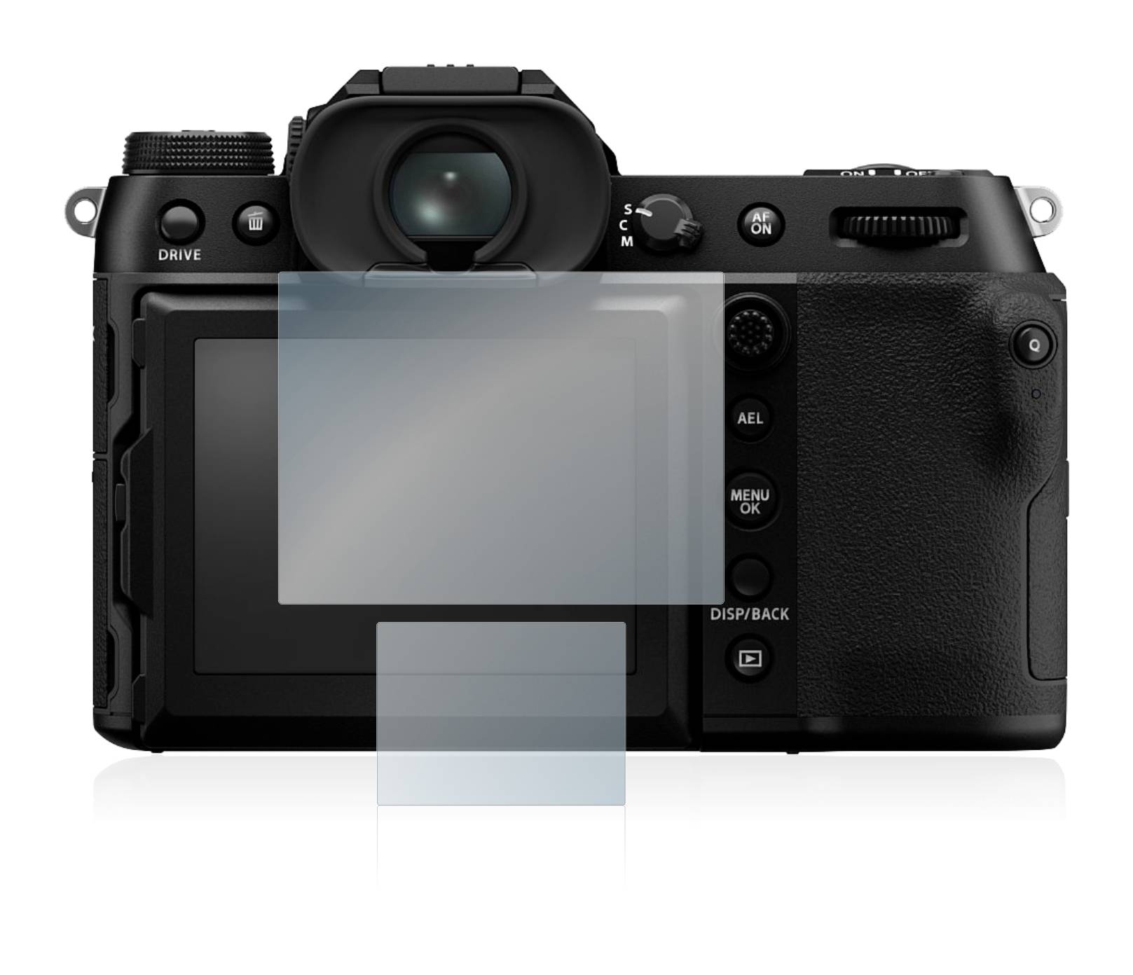 upscreen Flexible Schutz Glas Folie für Fujifilm GFX100S Schutzglas 9H Hybridglas Klar