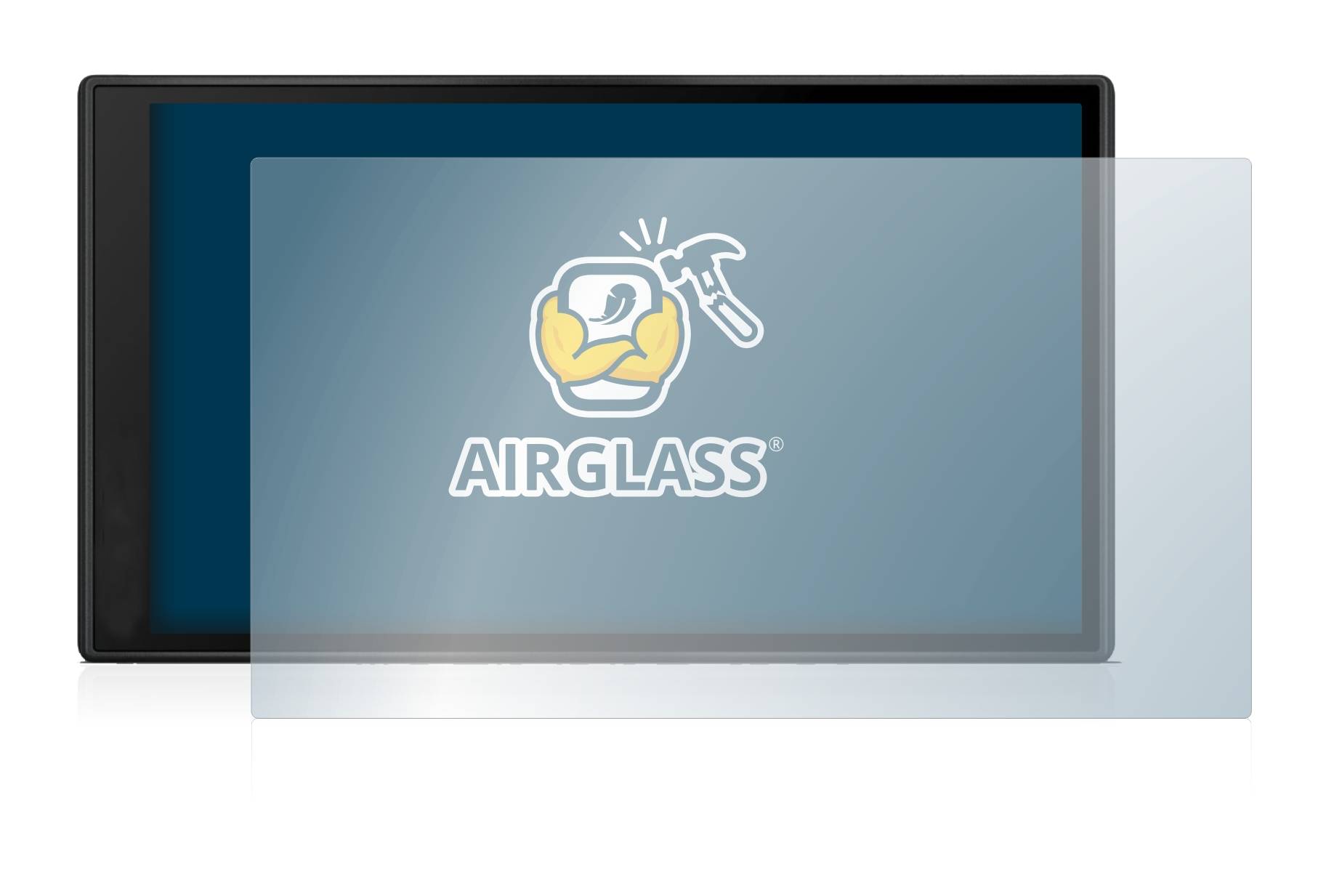 BROTECT AirGlass Flexible Schutz Glas Folie für Garmin DriveSmart 66 Klar Transparent
