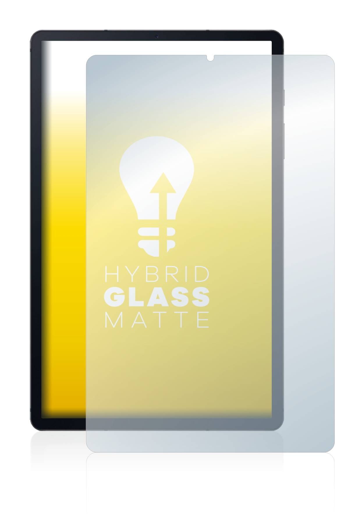 upscreen Hybrid Glas Matt Schutz-Folie für Samsung Galaxy Tab S6 Lite 2020