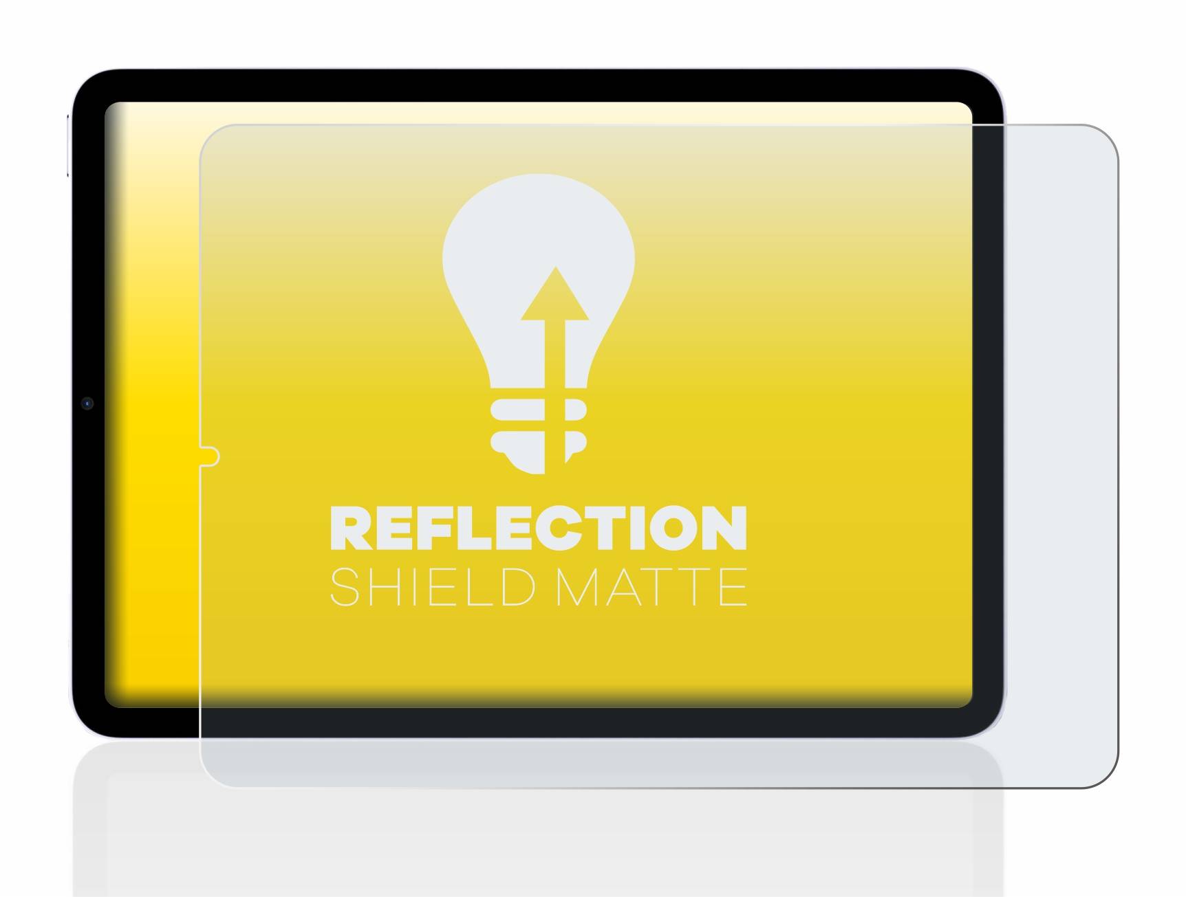 upscreen Reflection Shield Matt Schutzfolie für Apple iPad Air 5 WiFi Cellular 2022 (5. Gen.)