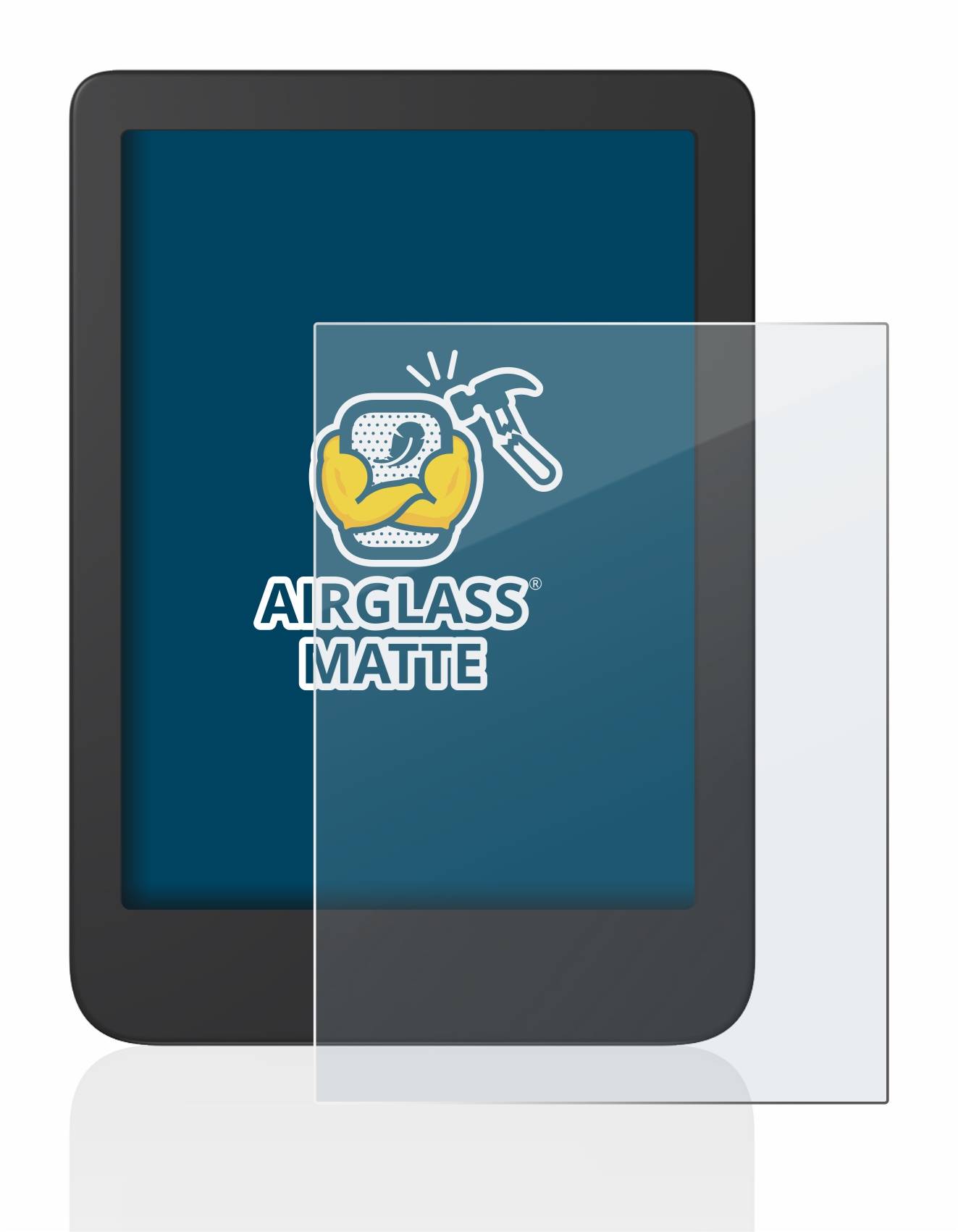 BROTECT AirGlass Flexible Schutz Glas Folie für Tolino Shine 4 / 5 / 5 Color 2024 Matt Entspiegelt