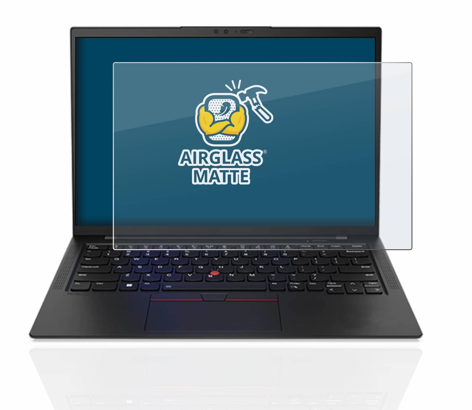 BROTECT AirGlass Matt Glas Schutz Folie für Lenovo ThinkPad X1 Carbon Non-Touch 14 (10. Gen.)