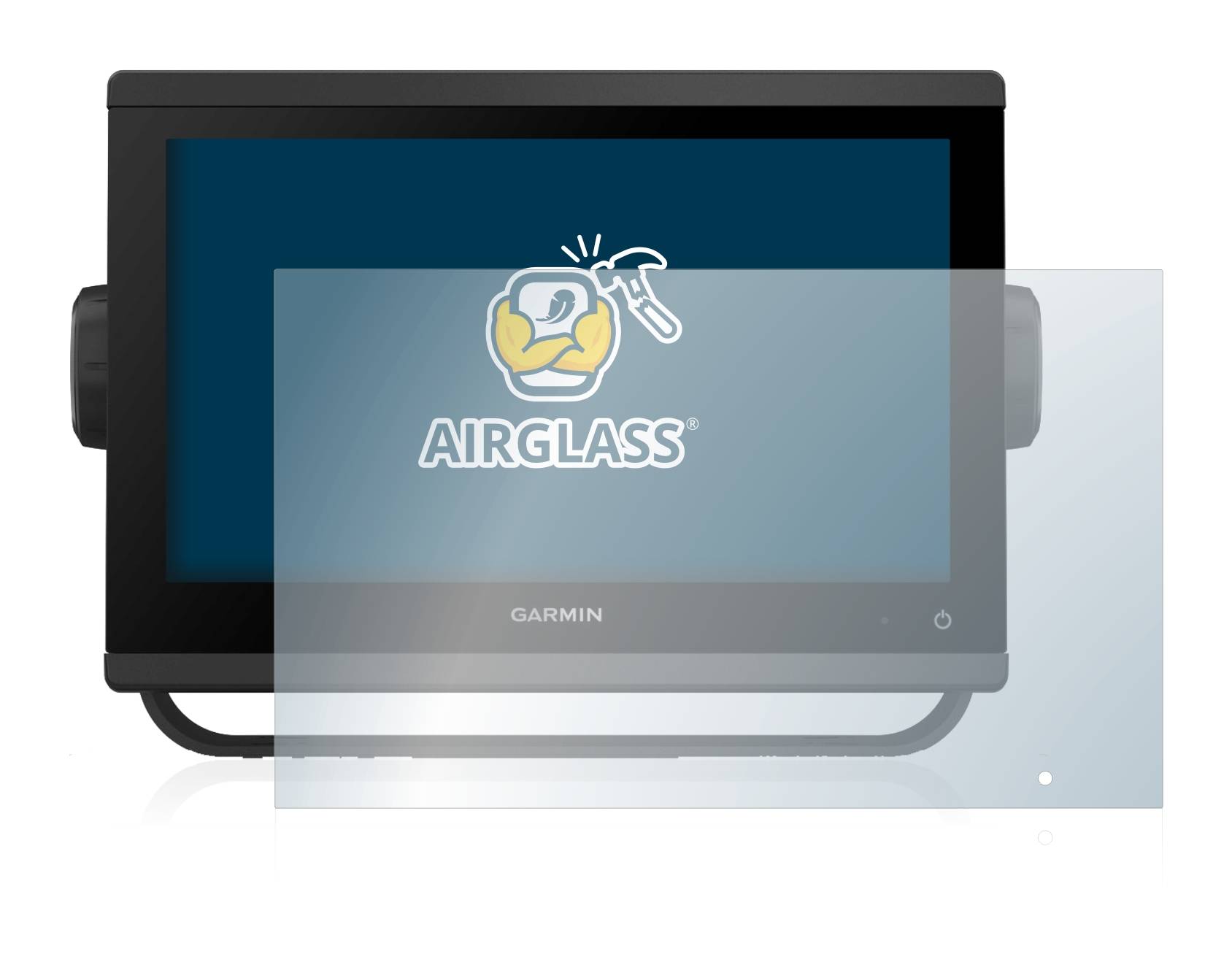 BROTECT AirGlass Flexible Schutz Glas Folie für Garmin GPSMAP 923 Klar Transparent
