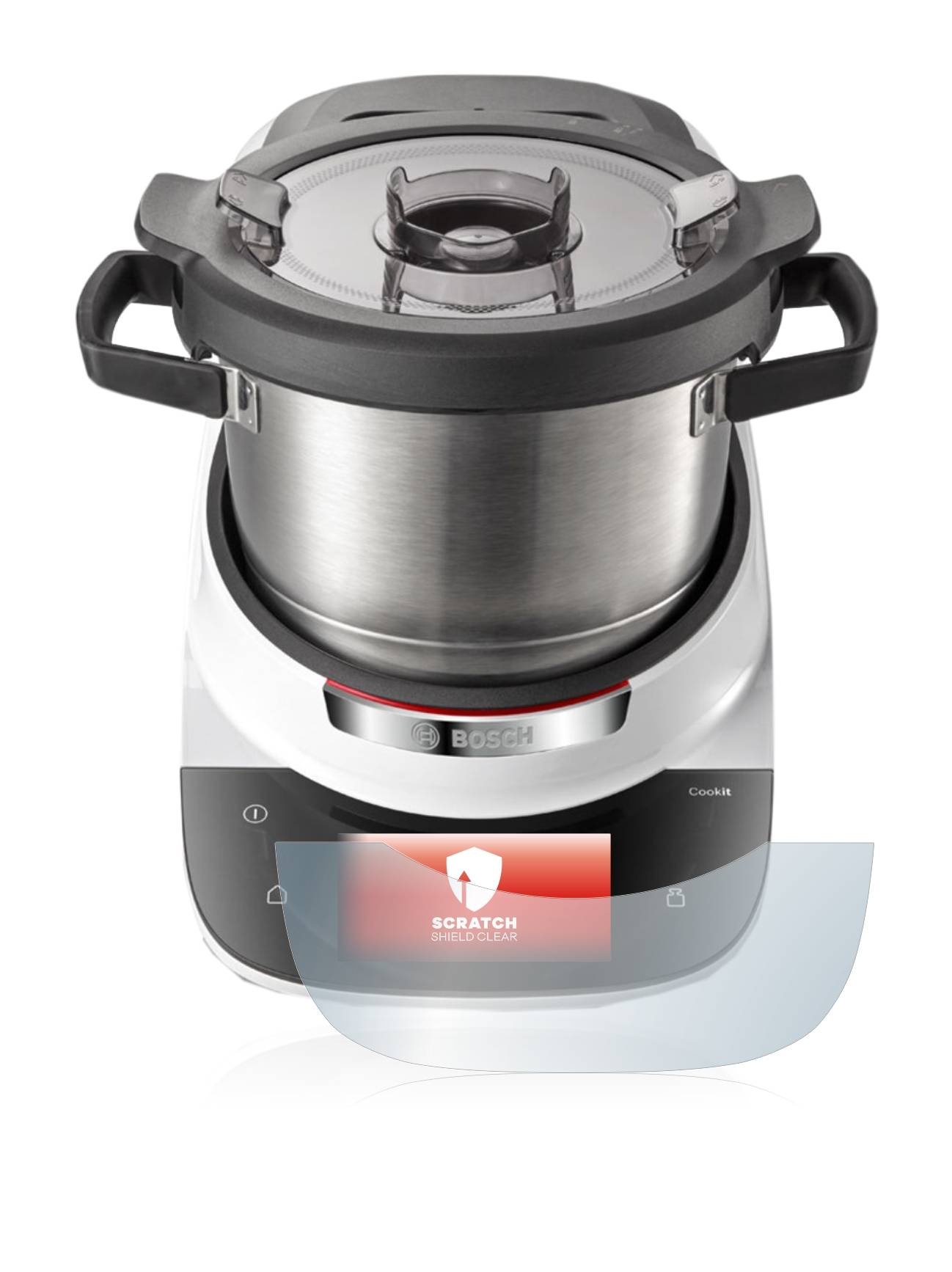 upscreen Schutzfolie für Bosch Cookit Kratzschutz Anti-Fingerprint Klar