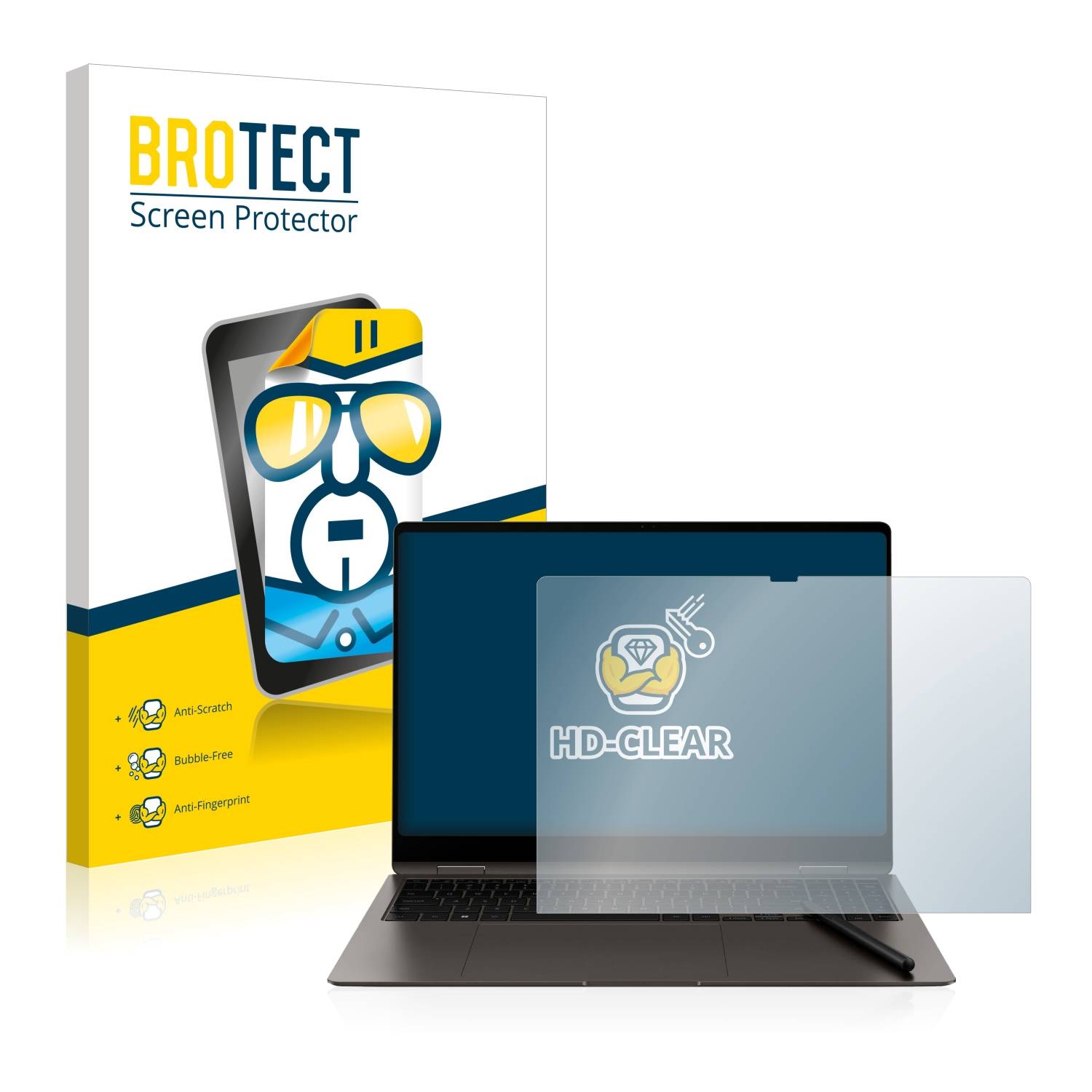 BROTECT Displayschutz-Folie für Samsung Galaxy Book3 Pro 360 16