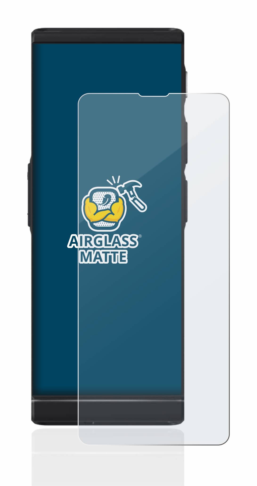 BROTECT AirGlass Flexible Schutz Glas Folie für Vasco Translator V4 Matt Entspiegelt
