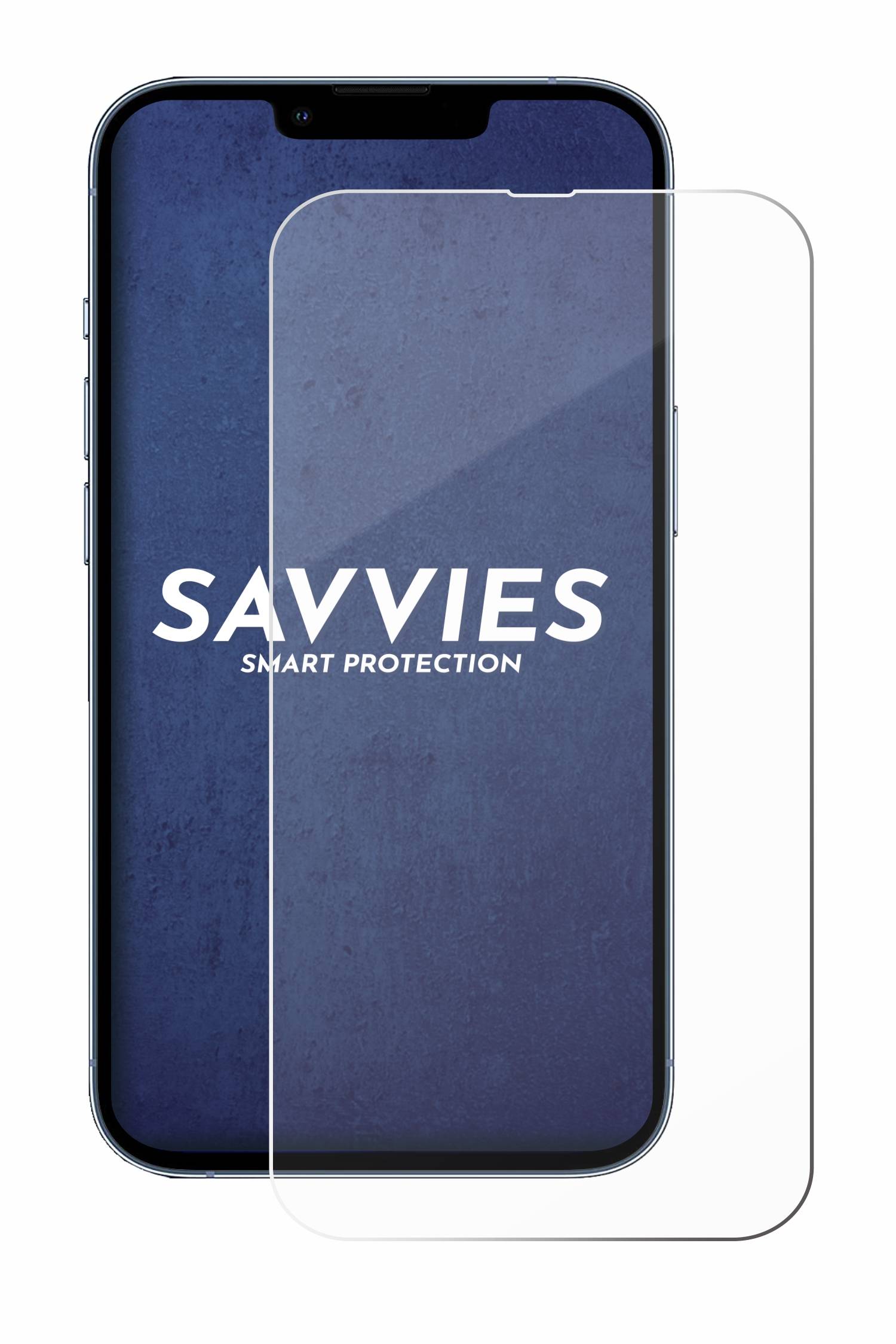 Savvies Clear Schutzglas für Apple iPhone 13 Pro
