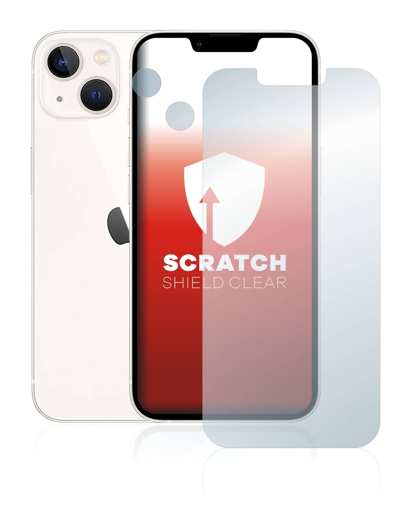 upscreen Scratch Shield Schutzfolie für Apple iPhone 13 (Display+Kamera)