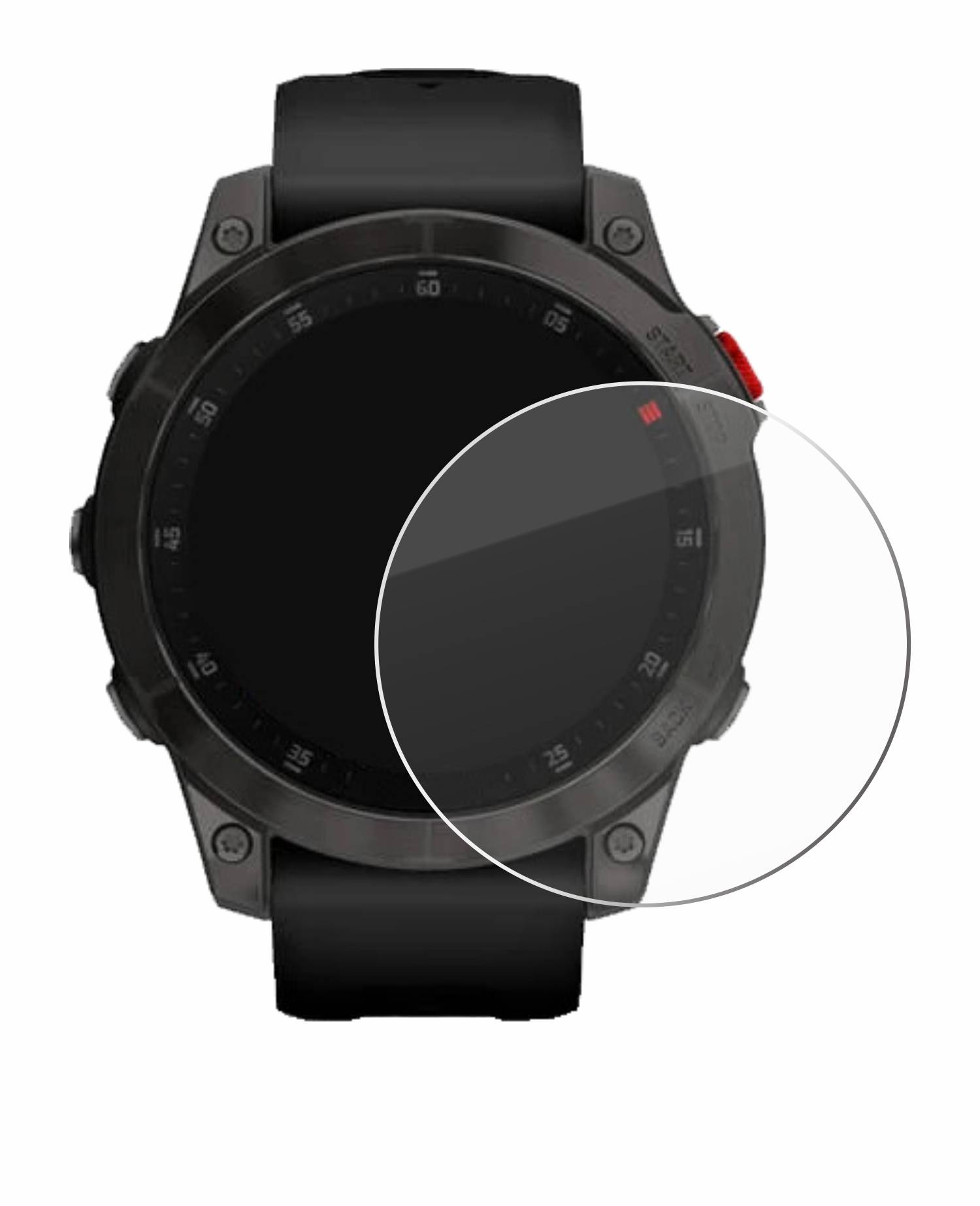 Savvies Clear Schutzglas für Garmin epix (Gen. 2)