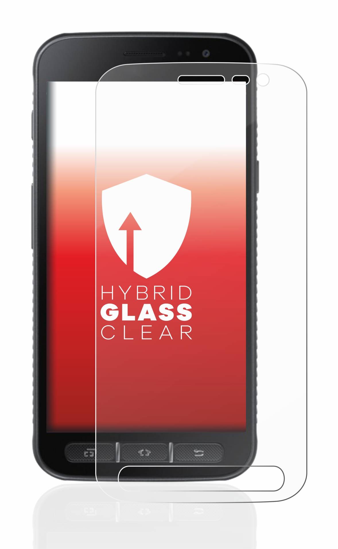 upscreen Hybrid Glas Panzer-Folie für Samsung Galaxy XCover 4s