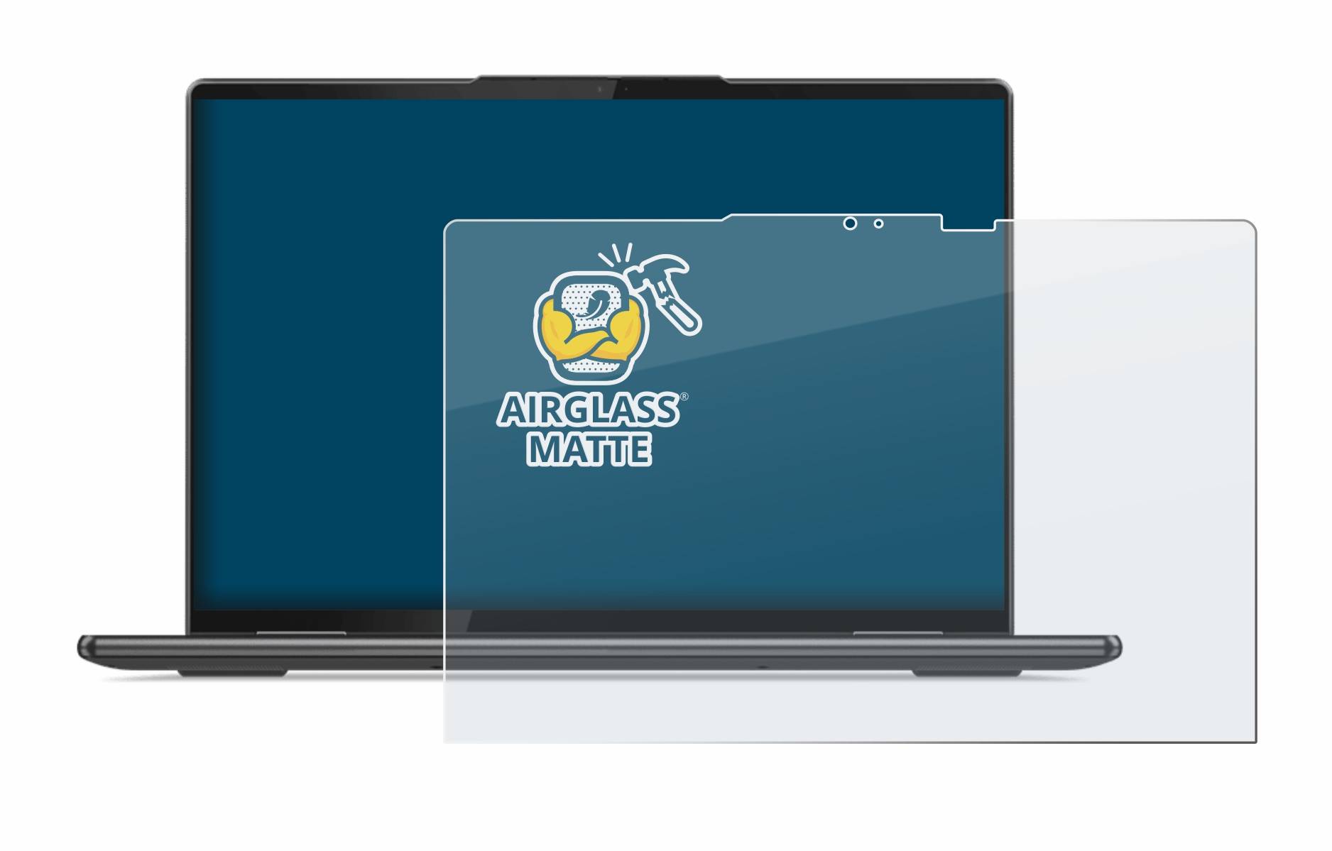 BROTECT AirGlass Matt Glas Panzer Folie für Lenovo Yoga 7 Gen 7 (14) 16:10
