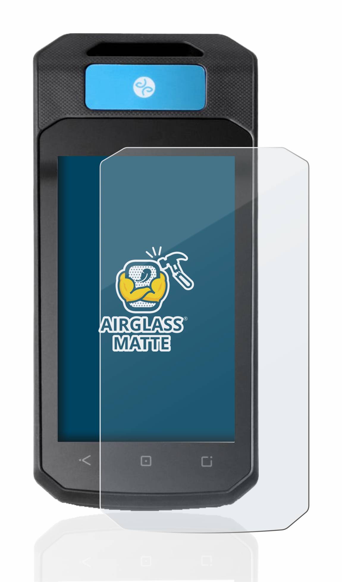 BROTECT AirGlass Flexible Schutz Glas Folie für Accu-Chek Insight mit DBLG1 Matt Entspiegelt