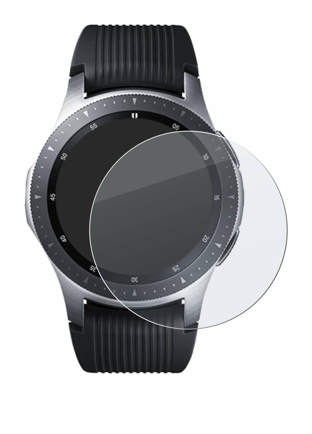 upscreen Hybrid Glas Matt Panzer-Folie für Samsung Galaxy Watch (46 mm)