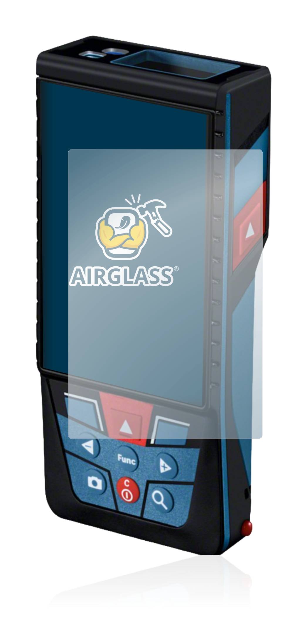 BROTECT AirGlass Flexible Schutz Glas Folie für Bosch GLM 100-25c Klar Transparent