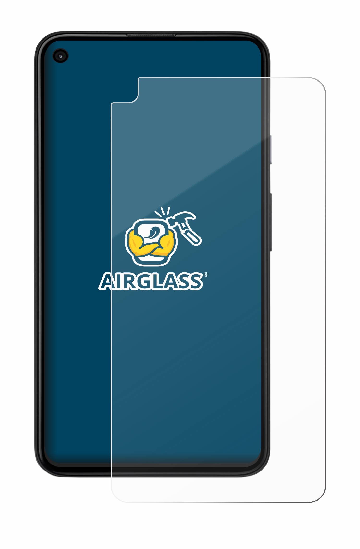 BROTECT AirGlass Glas Schutz-Folie für Google Pixel 4a 5G - Schutzglas