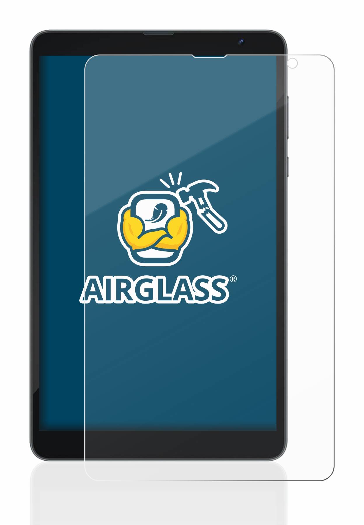 BROTECT AirGlass Flexible Schutz Glas Folie für Blackview Tab 6 Klar Transparent