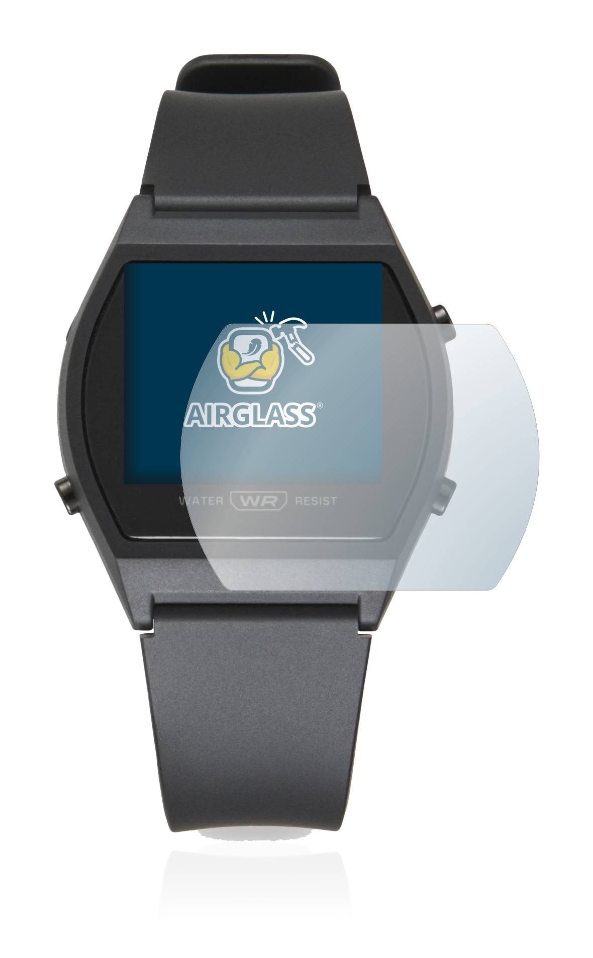 BROTECT AirGlass Glas Schutz-Folie für Casio LW-204-1BEF - Schutzglas