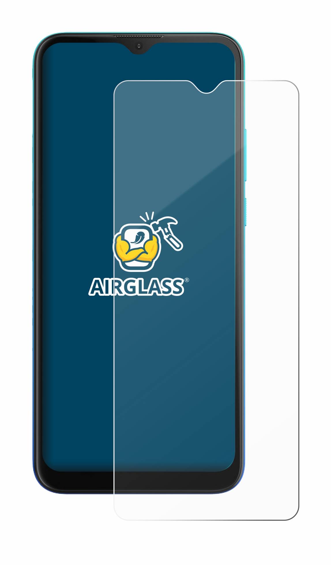 BROTECT AirGlass Glas Schutz-Folie für Motorola Moto G8 Power Lite - Schutzglas