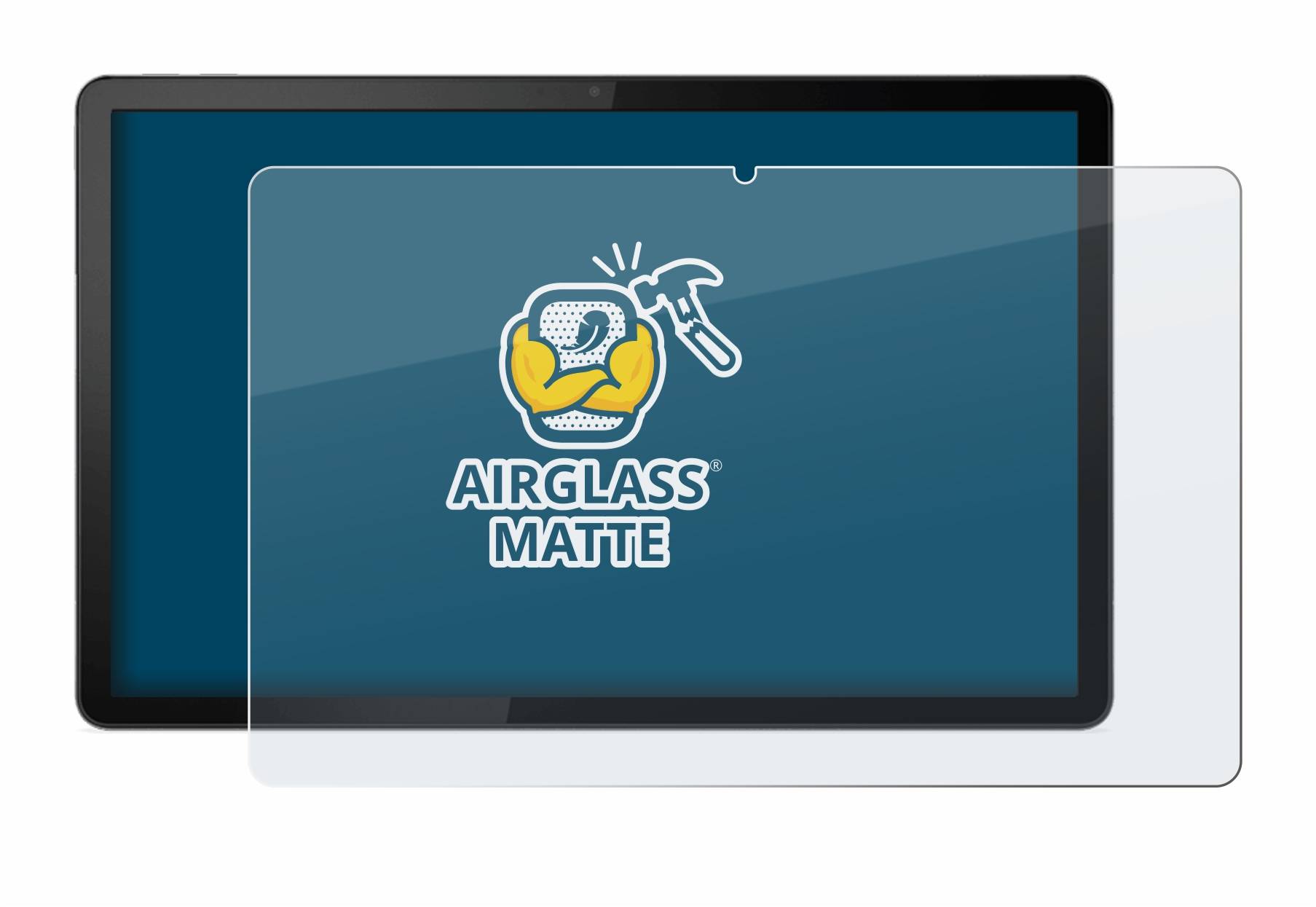 BROTECT AirGlass Matt Glas Panzer Folie für Lenovo Tab P11 (im Querformat)