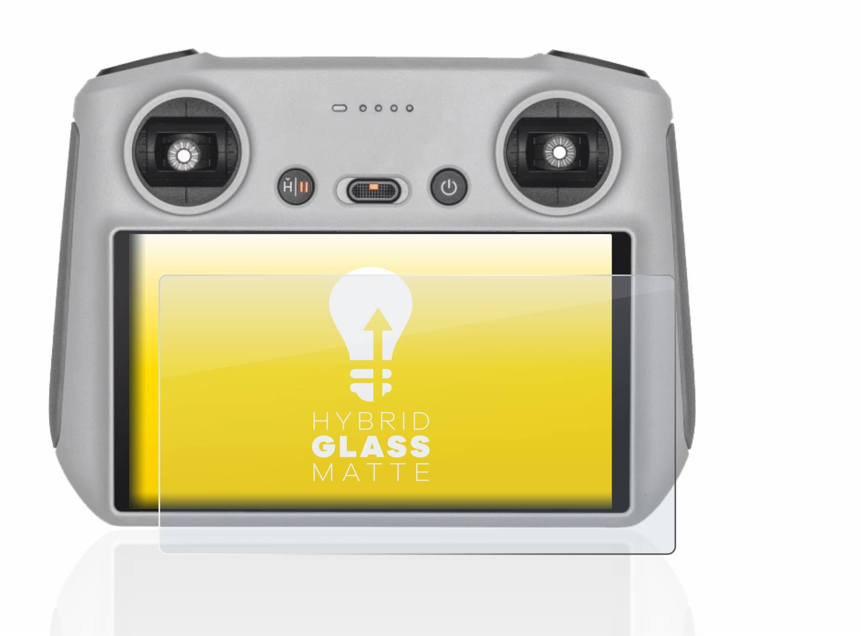 upscreen Flexible Schutz Glas Folie für DJI RC Controller Schutzglas 9H Hybridglas Matt Entspiegelt
