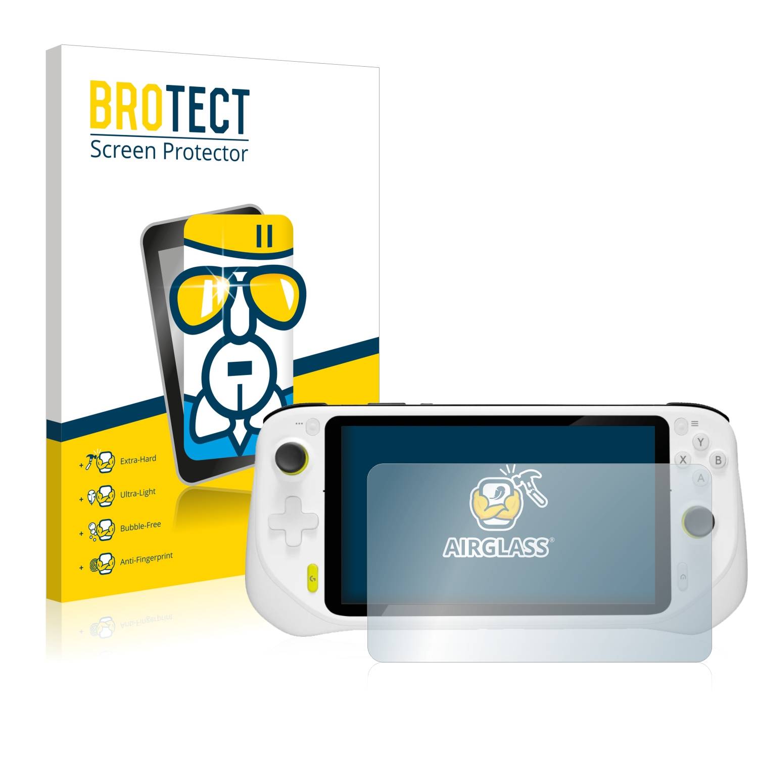 BROTECT AirGlass Flexible Schutz Glas Folie für Logitech G Cloud Klar Transparent