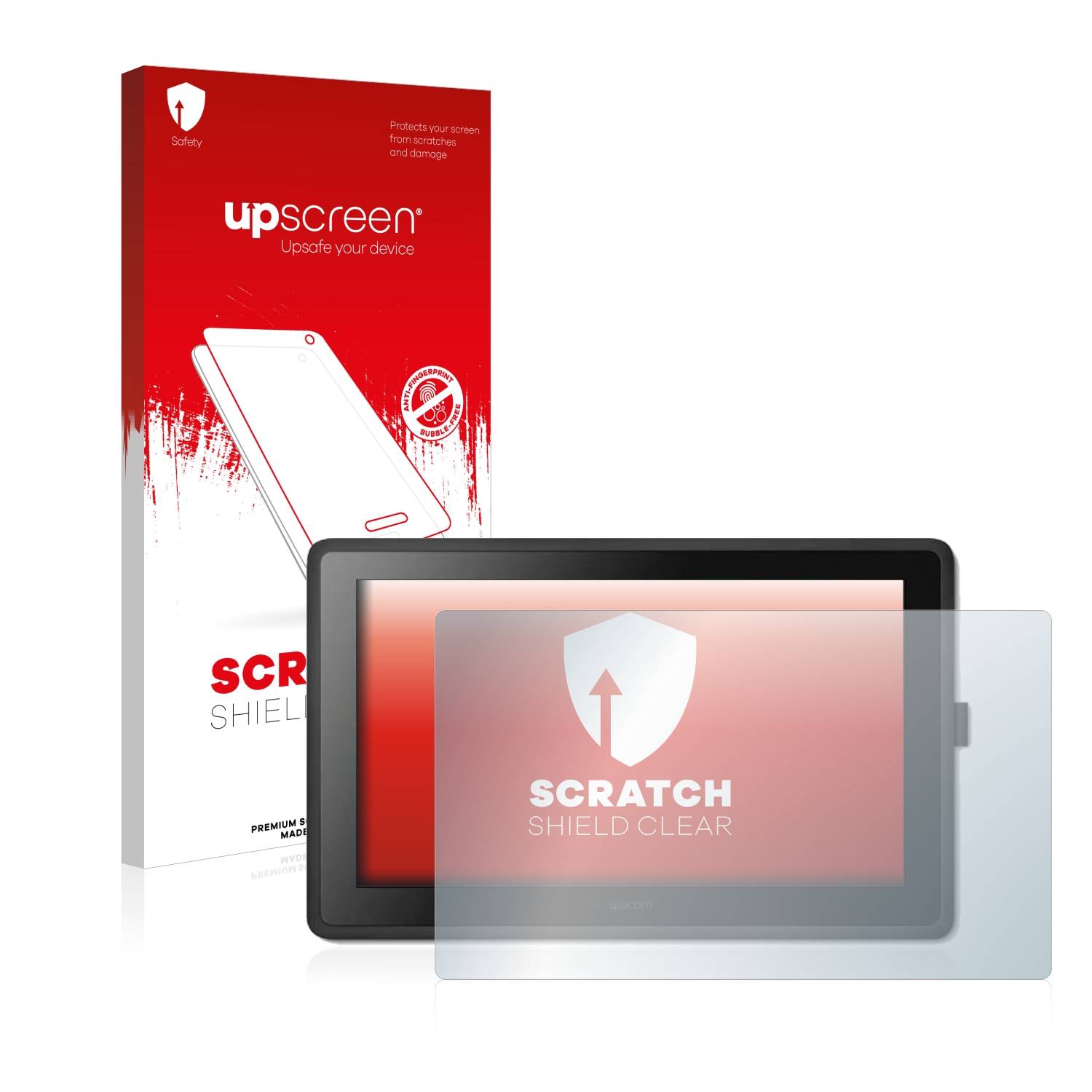 upscreen Schutzfolie für Wacom Cintiq 22 Kratzschutz Anti-Fingerprint Klar