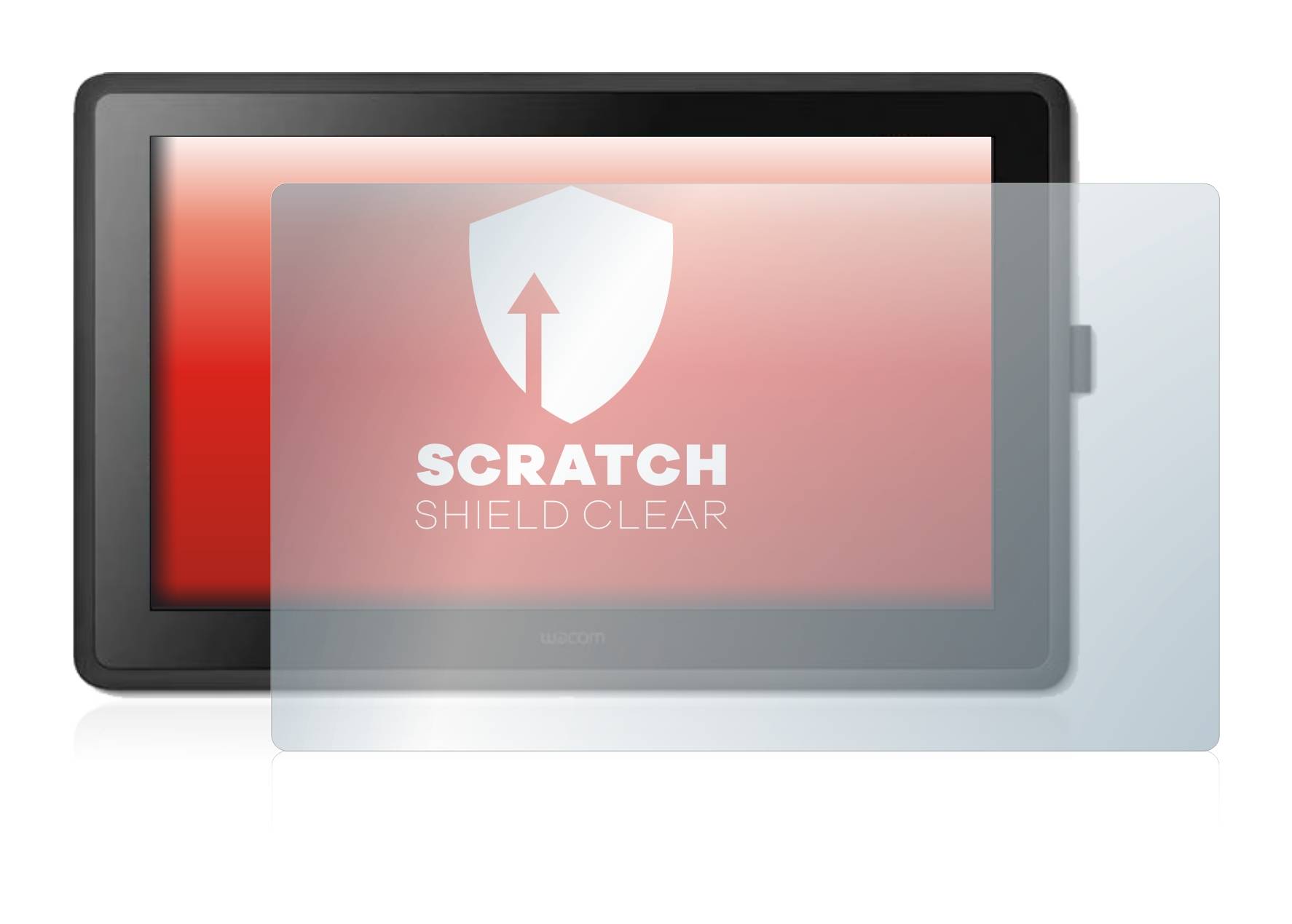upscreen Schutzfolie für Wacom Cintiq 22 Kratzschutz Anti-Fingerprint Klar
