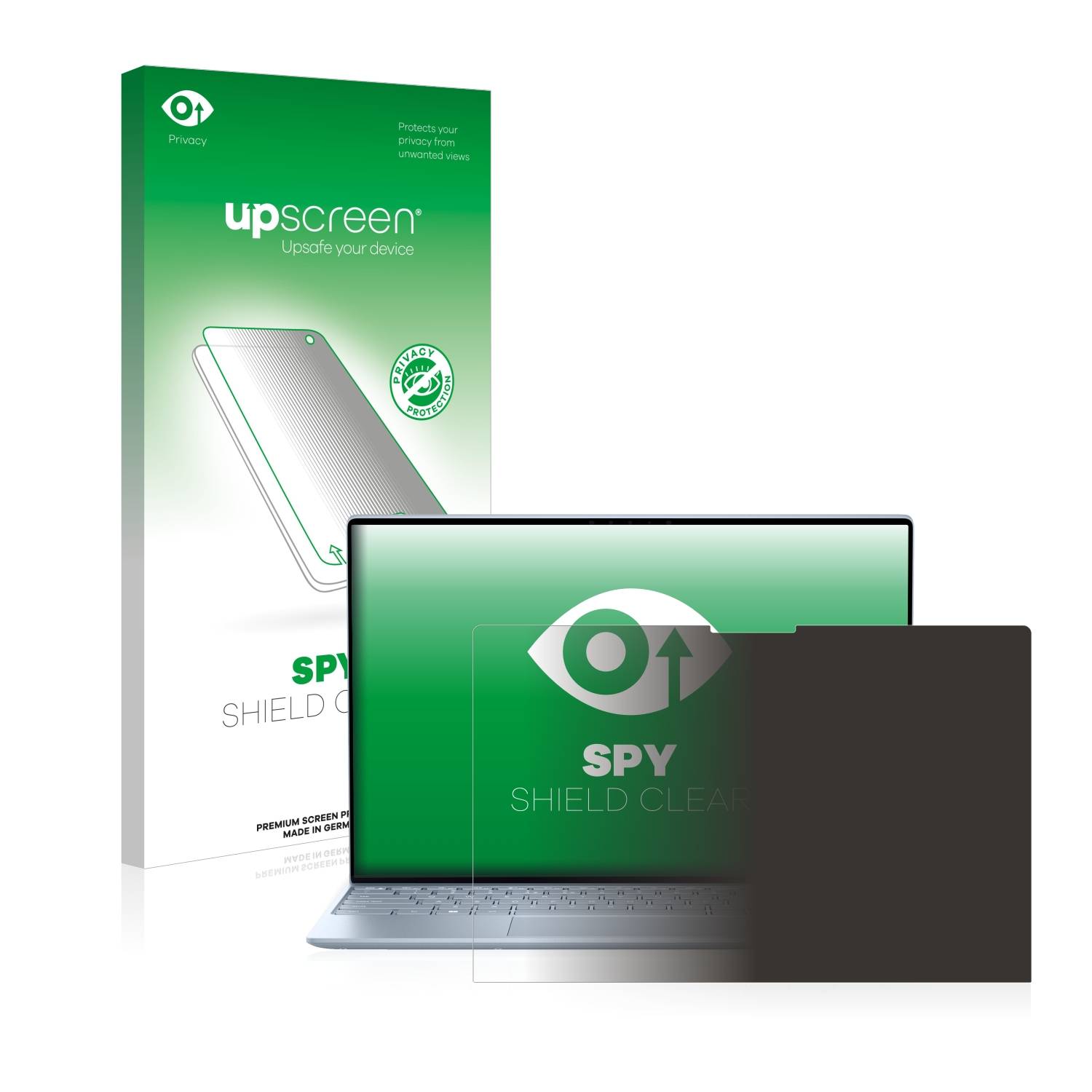 upscreen Blickschutzfolie für Dell XPS 13 9315 Touch Anti-Spy Privacy Blaulichtschutz Sichtschutzfolie
