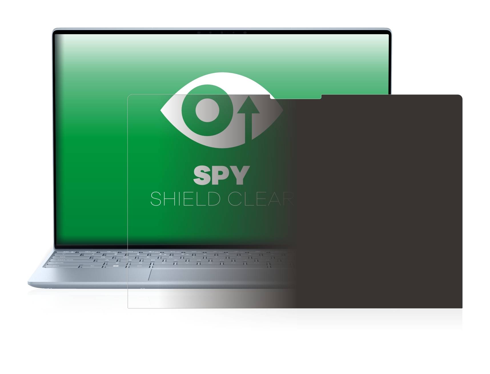 upscreen Blickschutzfolie für Dell XPS 13 9315 Touch Anti-Spy Privacy Blaulichtschutz Sichtschutzfolie