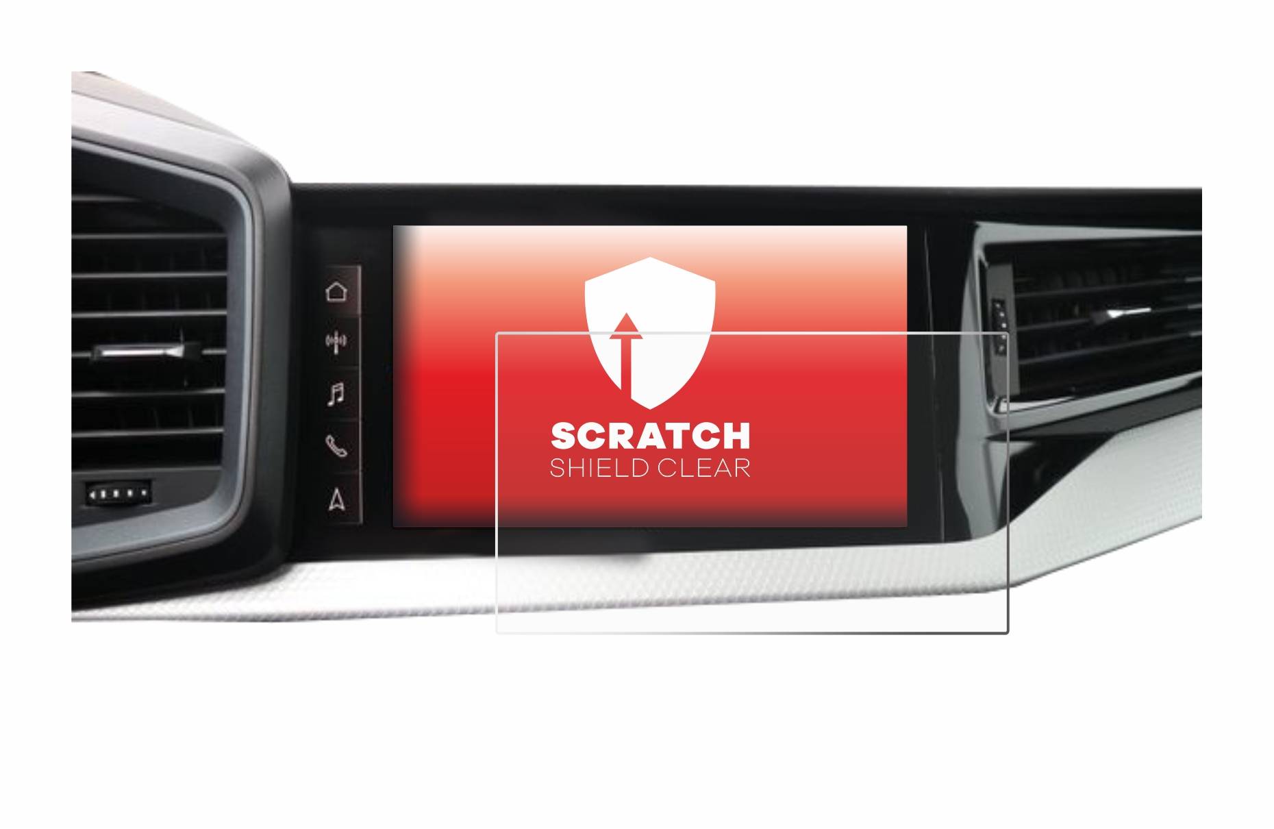 upscreen Scratch Shield Schutzfolie für Audi A1 Sportback 2019 MMI Navigation Plus 10.1