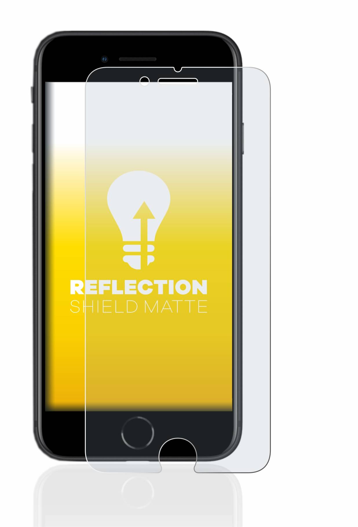 upscreen Reflection Shield Matt Schutzfolie für Apple iPhone SE 2 2020