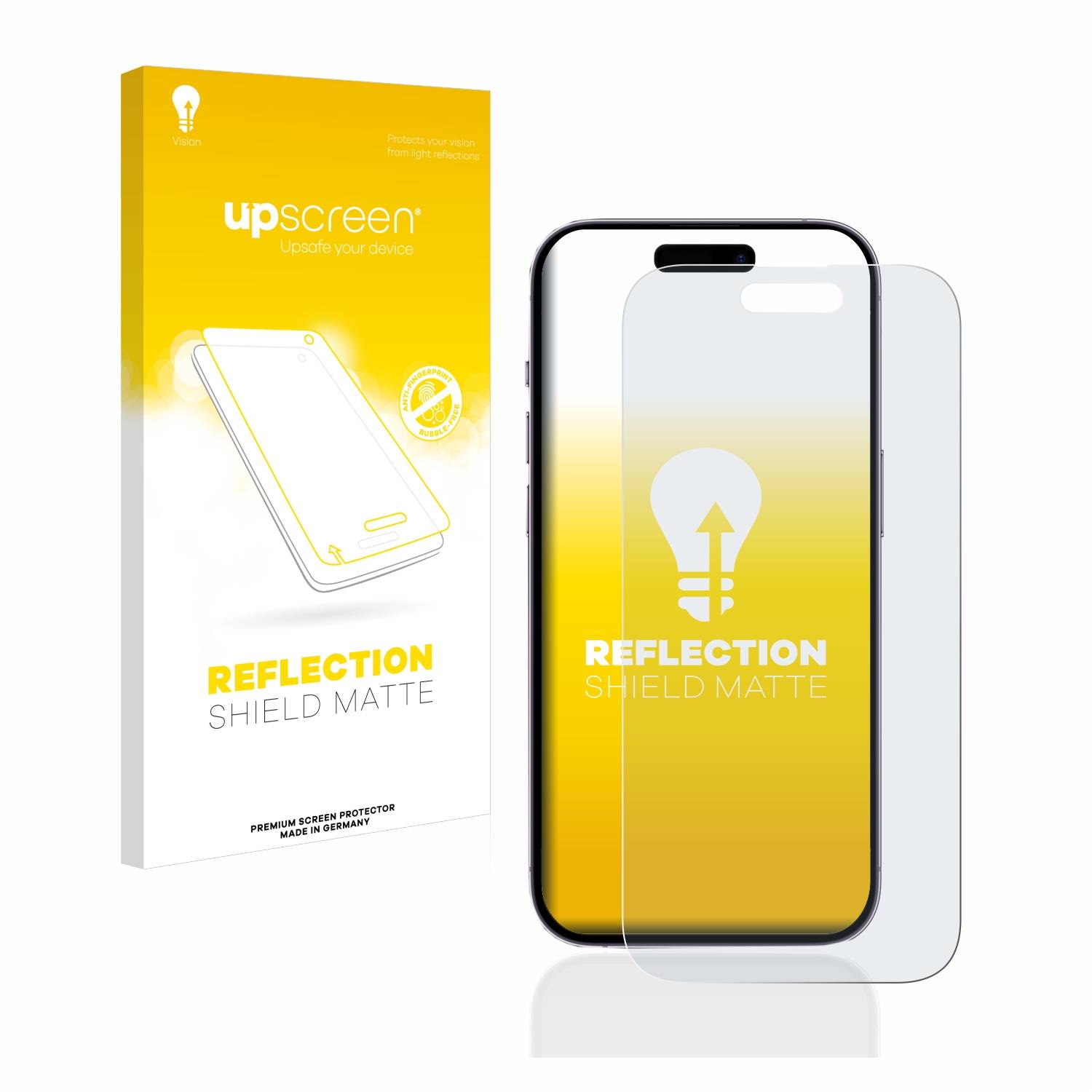 upscreen Reflection Shield Matt Schutzfolie für Apple iPhone 14 Pro