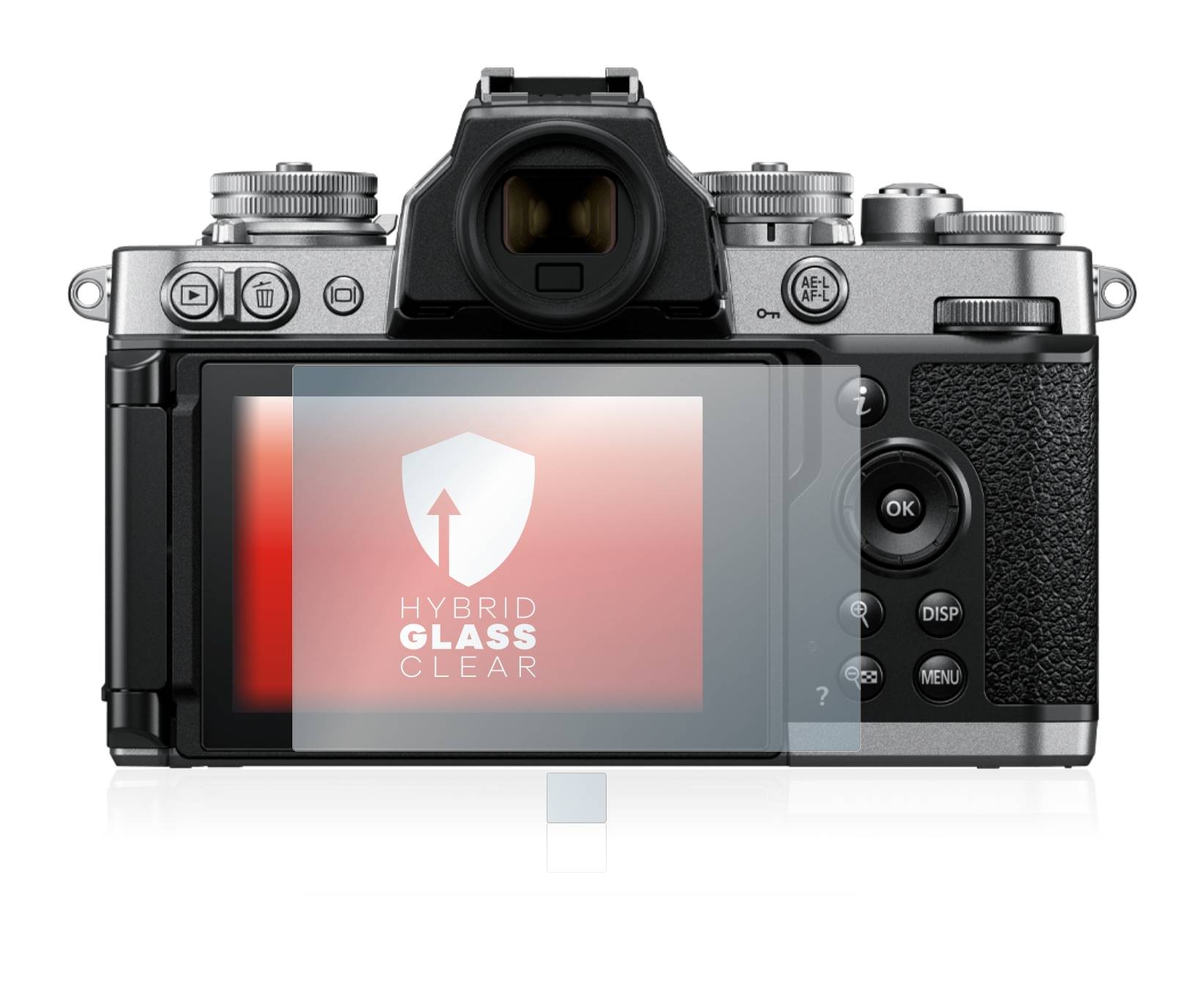 upscreen Hybrid Glas Panzer-Folie für Nikon Z fc